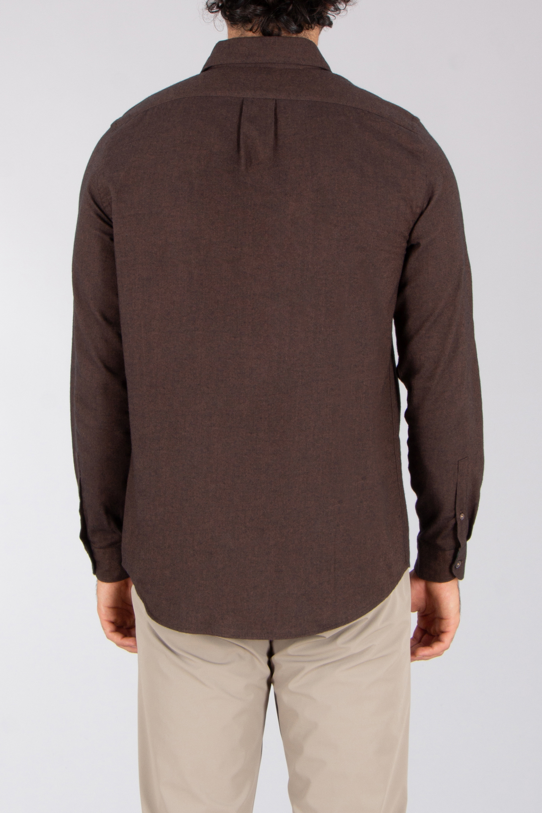 PAUL SMITH Regular Fit Cotton-Wool Blend Flannel Twill Shirt Langarm, Mantel, Jacke, Mann, Person