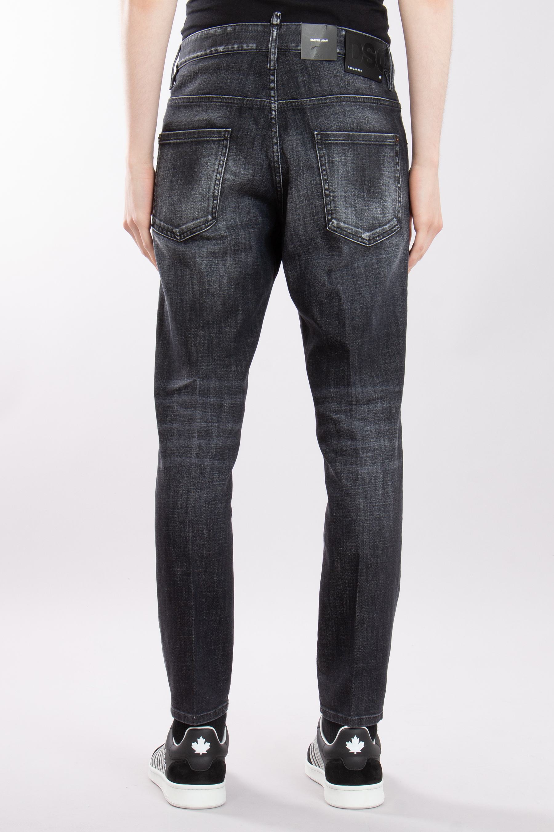 DSQUARED2 Cotton Stretch Denim Skater Jeans DSQUARED2 Cotton Stretch Denim Skater Jeans