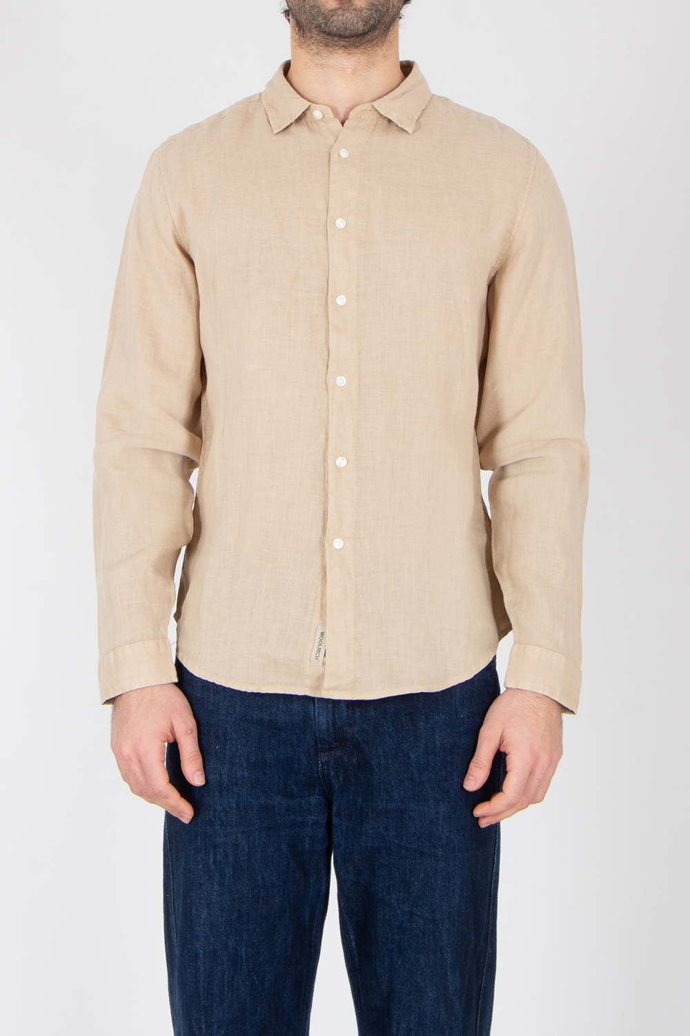WOOLRICH Regular Fit Linen Shirt