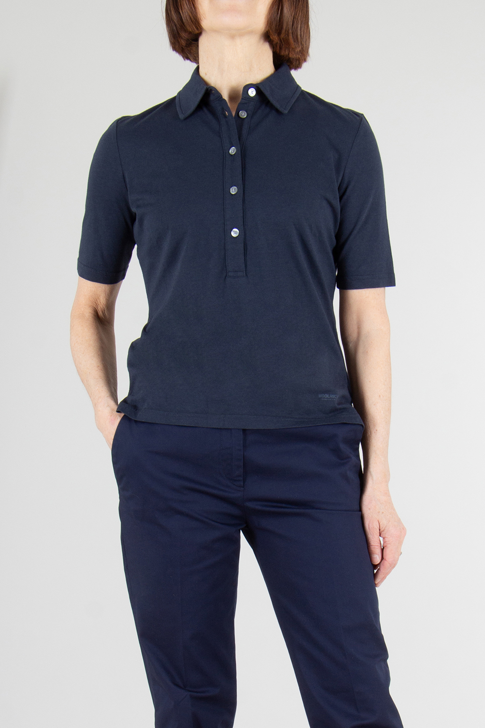WOOLRICH Cotton Modal Polo Shirt