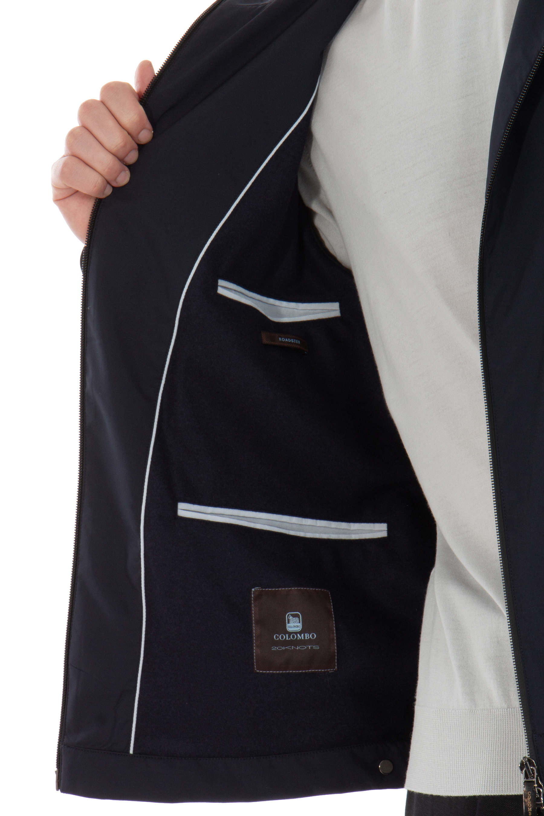 COLOMBO 20 Knots Technical Fabric Blouson Roadster COLOMBO 20 Knots Technical Fabric Blouson Roadster
