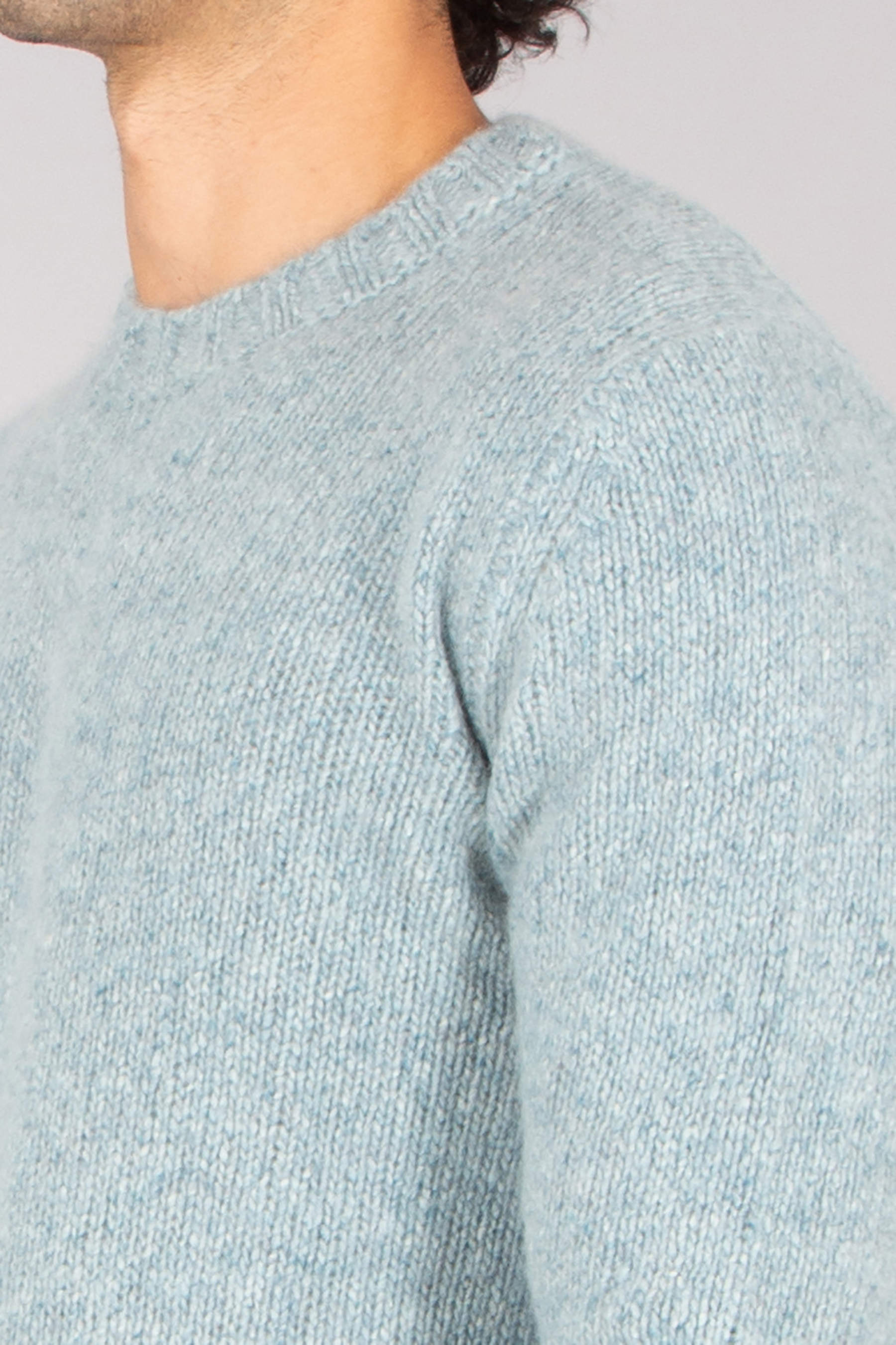 ALLUDE Regular Fit Cashmere Round Neck Sweater Strickwaren, Pullover, Erwachsener, Mann, Person