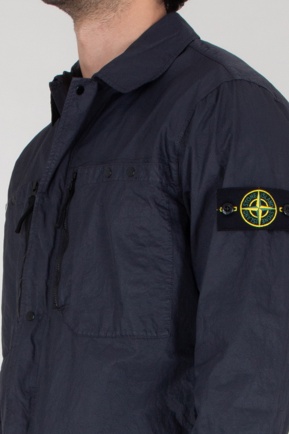 STONE ISLAND Regular Fit Nylon Shirt Jacket