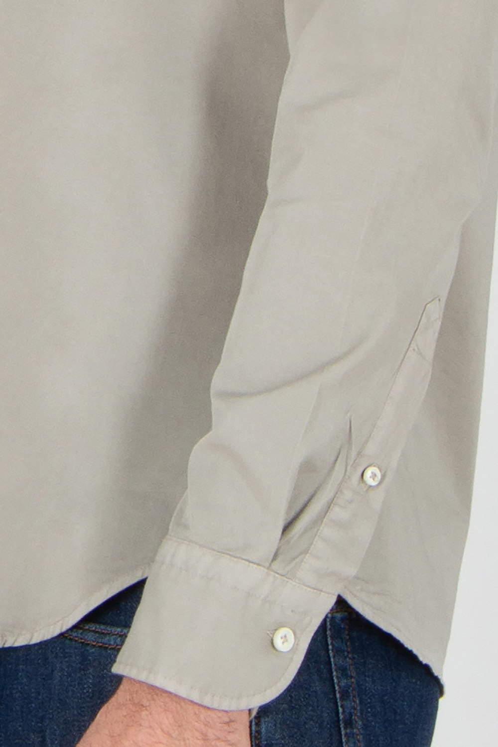 Langarm, Hemd, Hosen, Jeans, Manschette