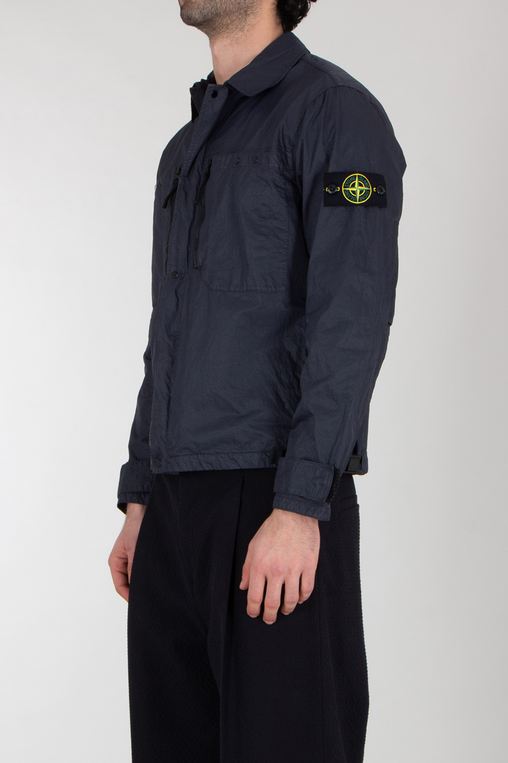 STONE ISLAND Regular Fit Nylon Shirt Jacket