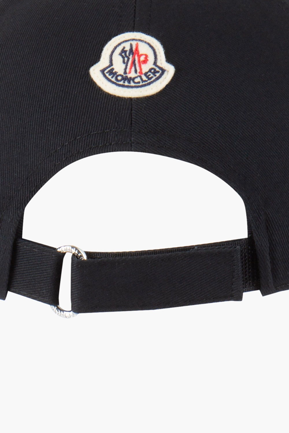 MONCLER Embroiered Cotton Gabardine Baseball Cap