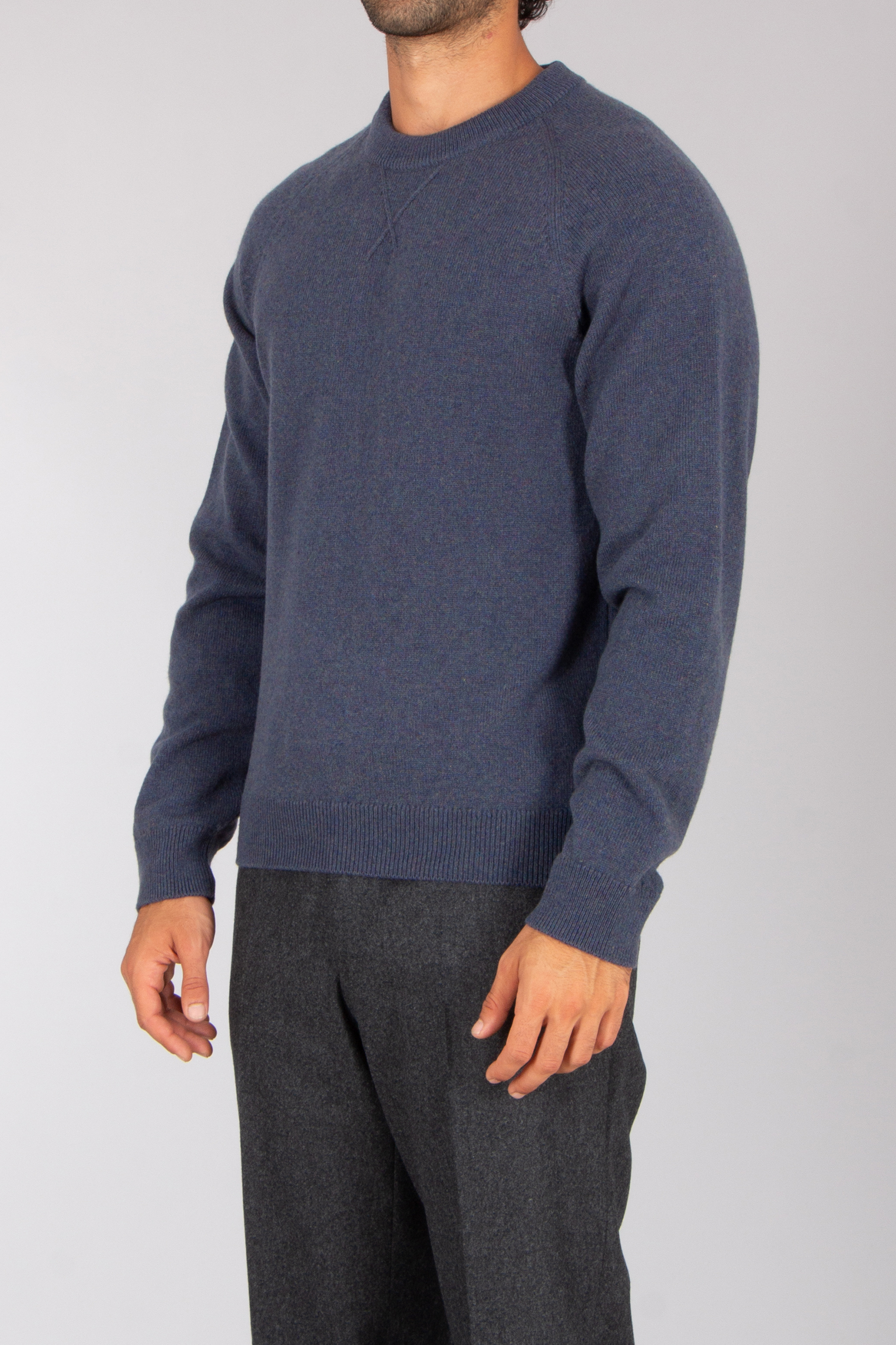 PAUL SMITH Regular Fit Wool Crew Neck Sweater Bekleidung, Strickwaren, Pullover, Langarm, Ärmel