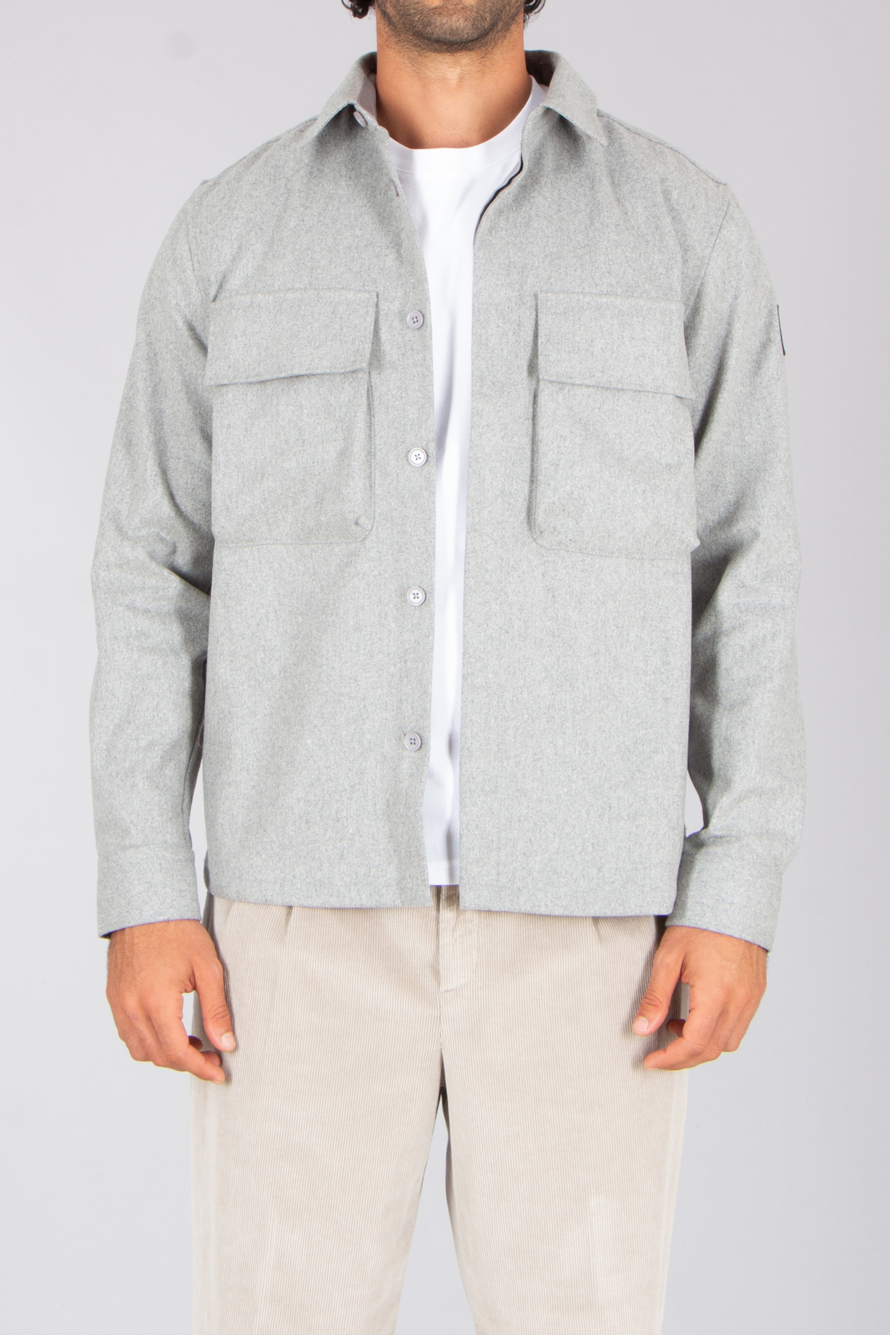 BELSTAFF Regular Fit Wool Blend Overshirt Pointer Hemd, Mantel, Jacke, Leinen, Langarm