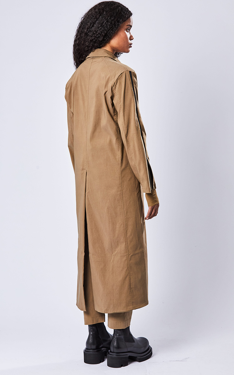 THOM KROM Long Woven Stretch Coat THOM KROM Long Woven Stretch Coat