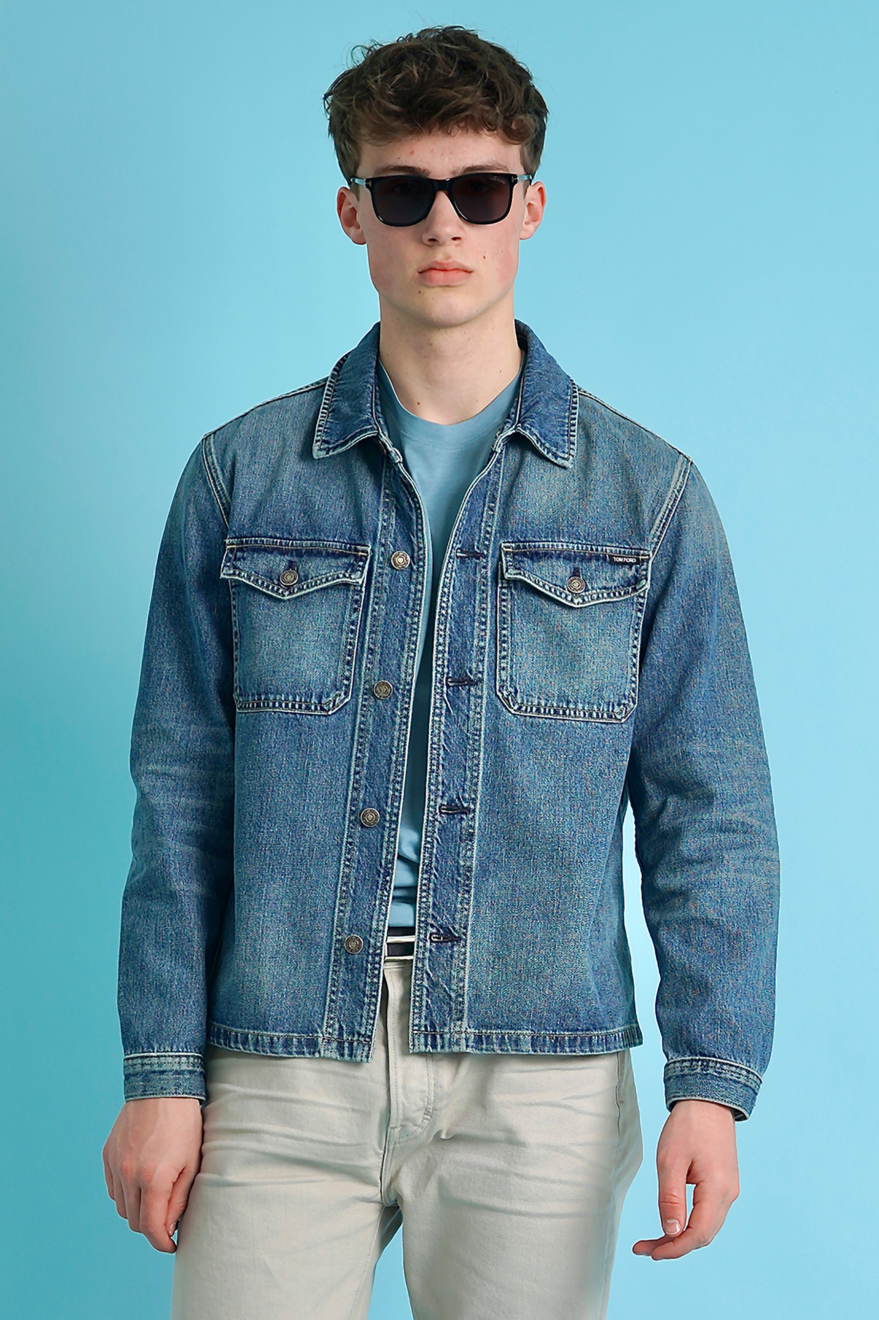 TOM FORD Cotton Denim Shirt Jacket TOM FORD Cotton Denim Shirt Jacket