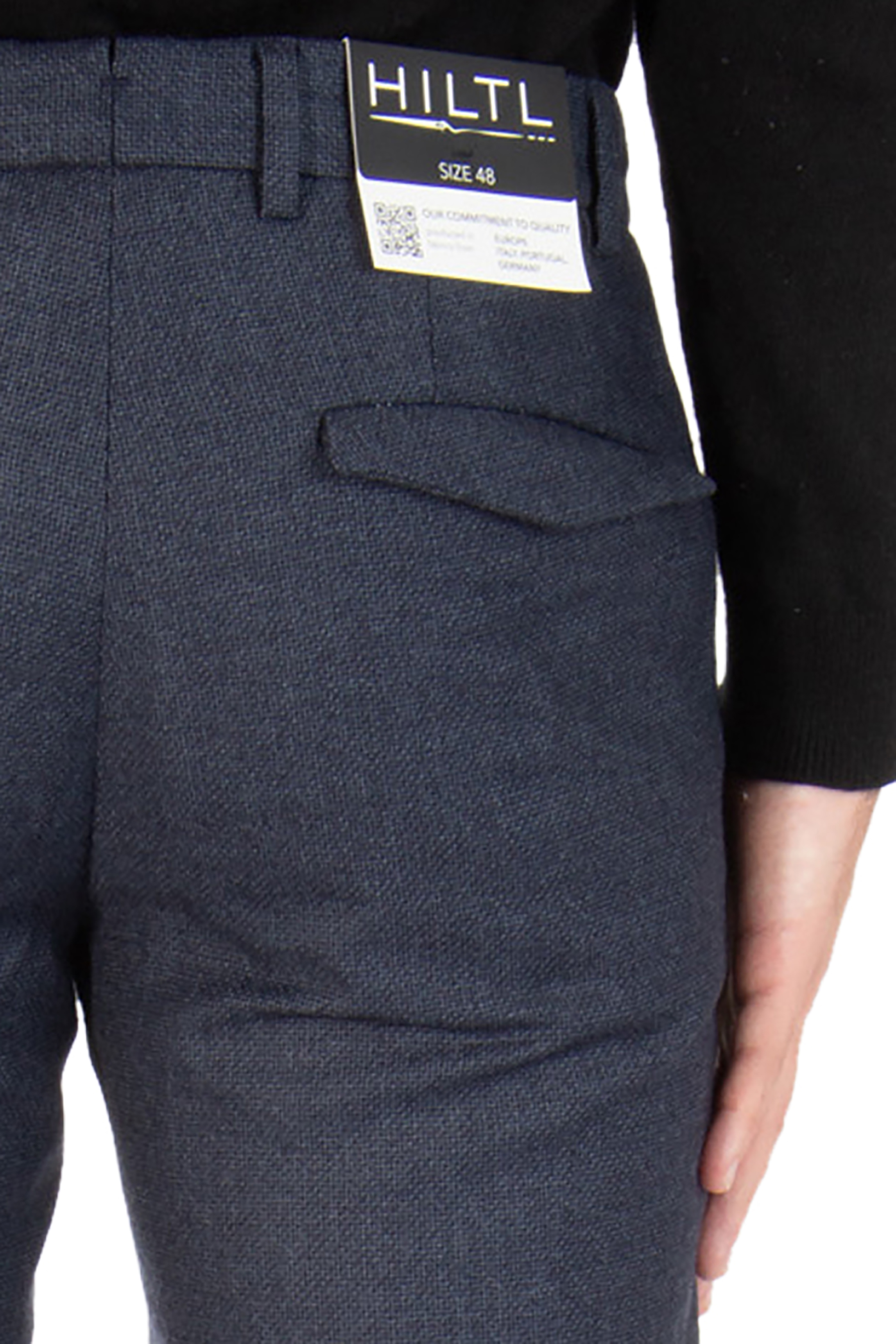 HILTL Virgin Wool Flannel Pants Terzo