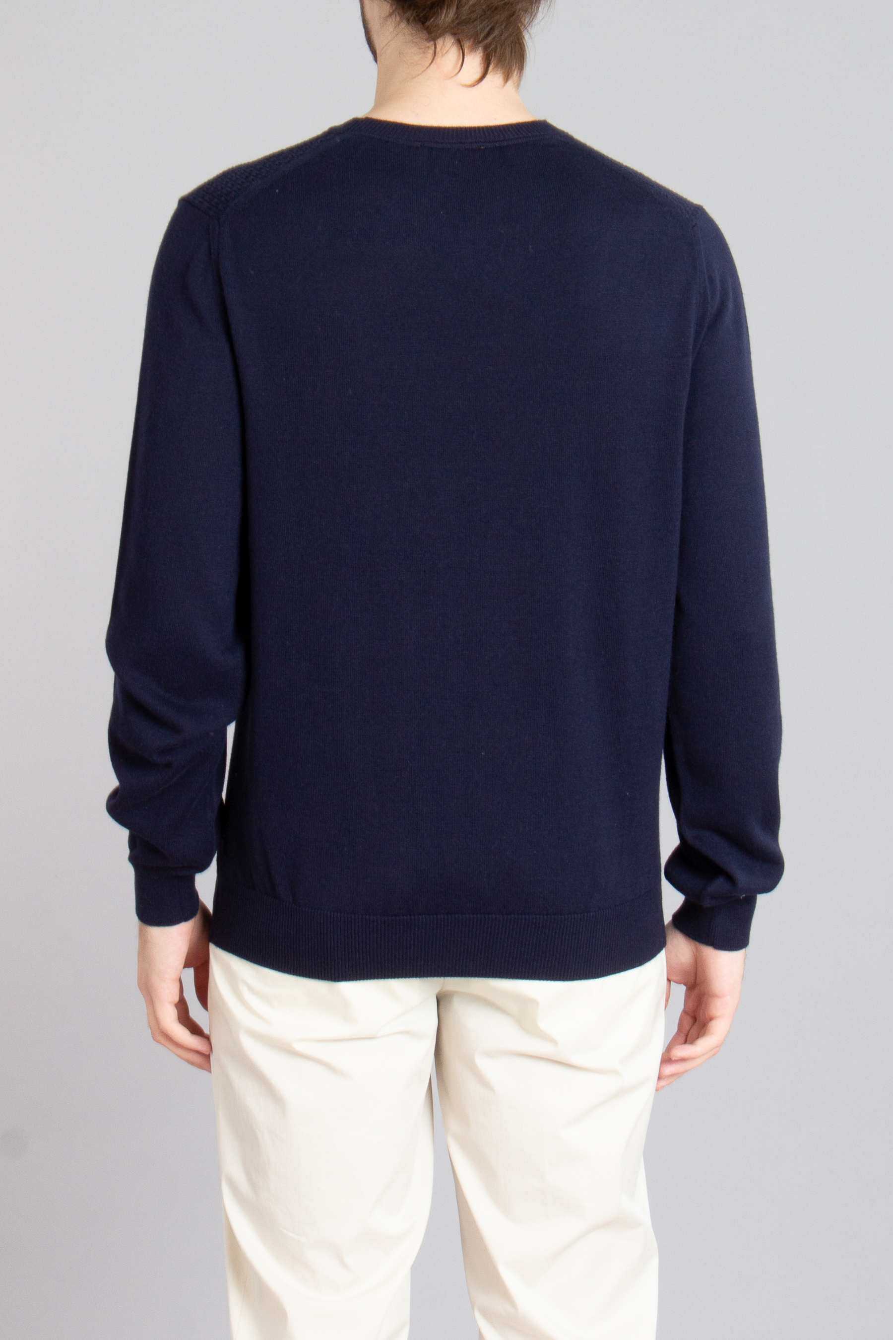 CANALI Micro Structured Cotton-Modal Blend Sweater CANALI Micro Structured Cotton-Modal Blend Sweater
