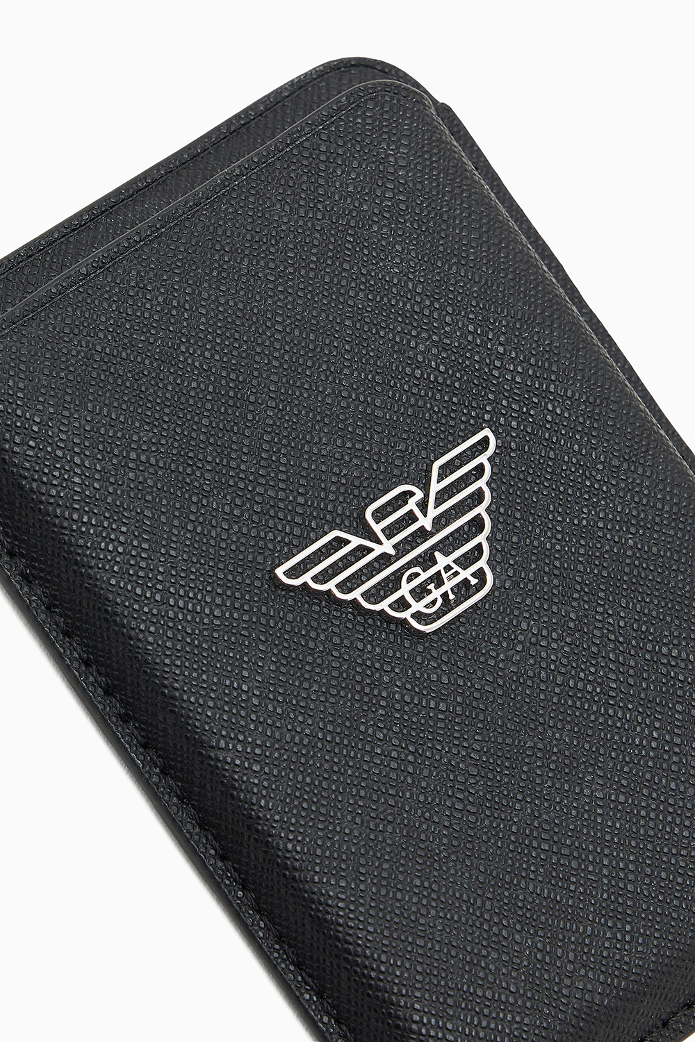 EMPORIO ARMANI Leather Card Holder 