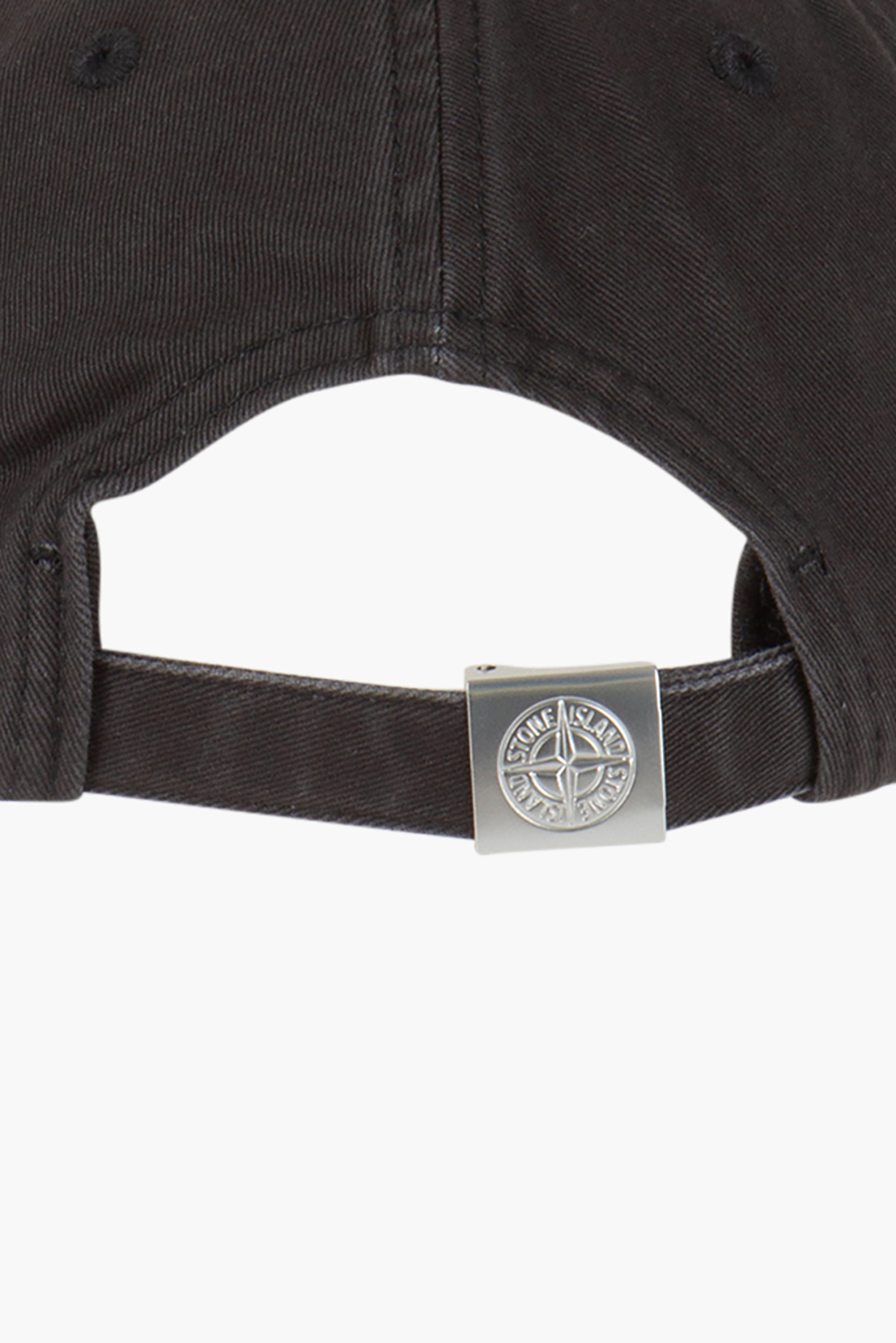 STONE ISLAND Embroidered Brushed Cotton Gabardine Cap