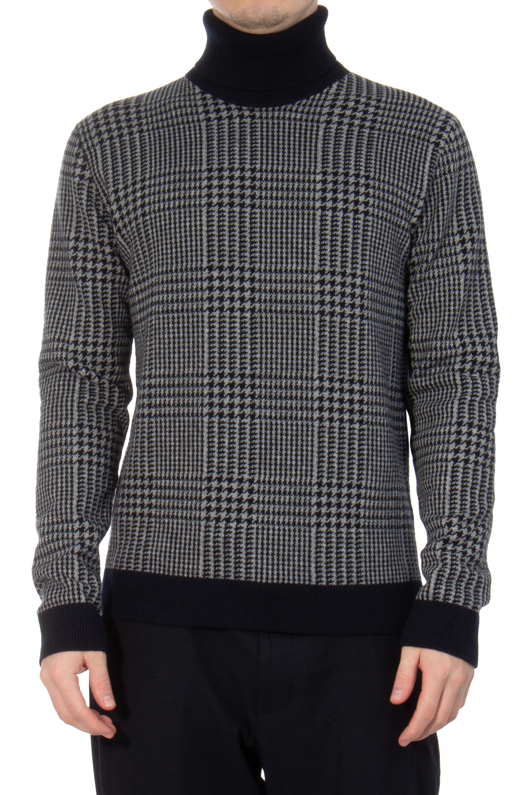 AIDA BARNI Patterned Cashmere Turtleneck Sweater AIDA BARNI Patterned Cashmere Turtleneck Sweater