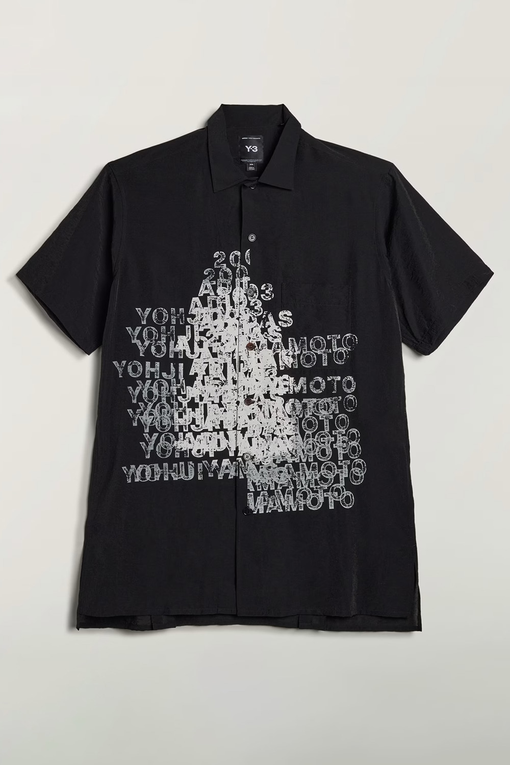 Y-3 Oversized Printed Short Sleeve Shirt