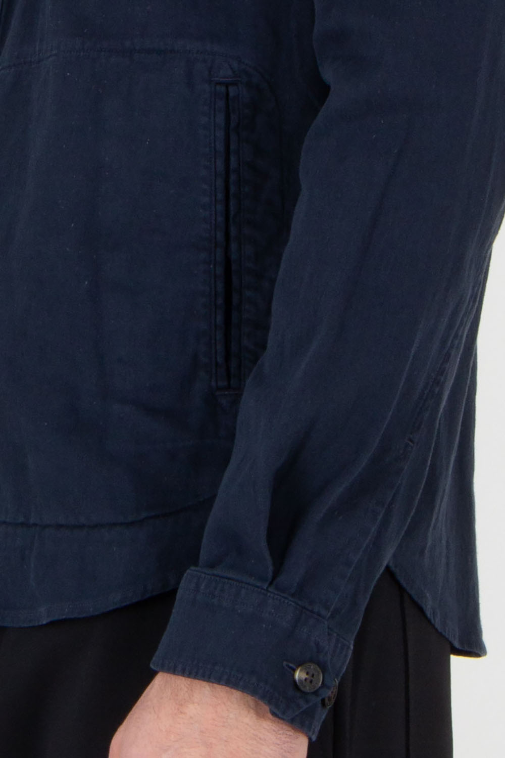  WOOLRICH Regular Fit Cotton-Linen Safari Overshirt