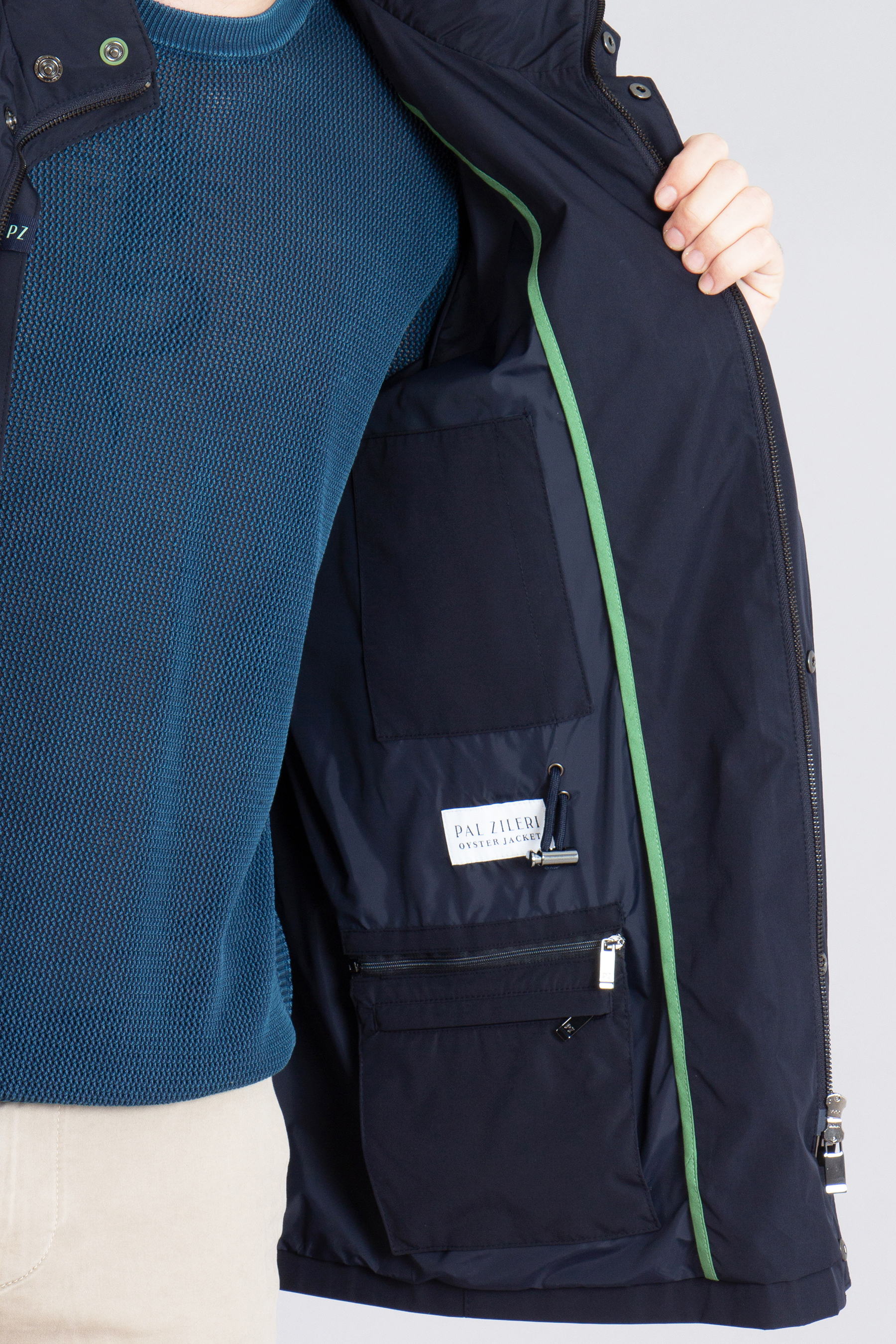 PAL ZILERI Technical Fabric Oyster Jacket PAL ZILERI Technical Fabric Oyster Jacket