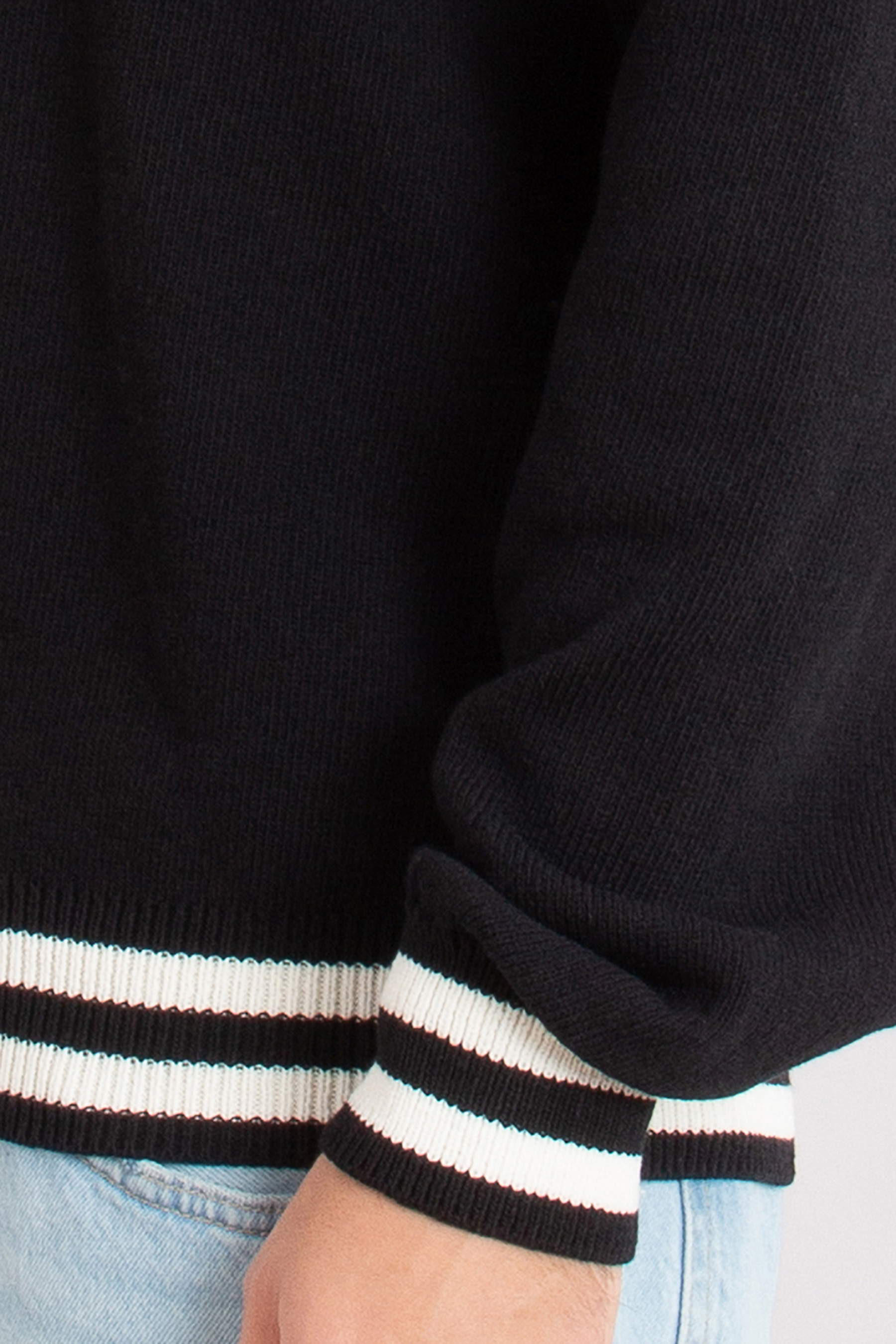 BALMAIN Lyocell-Cotton-Blend Long Sleeve Knit Polo BALMAIN Lyocell-Cotton-Blend Long Sleeve Knit Polo
