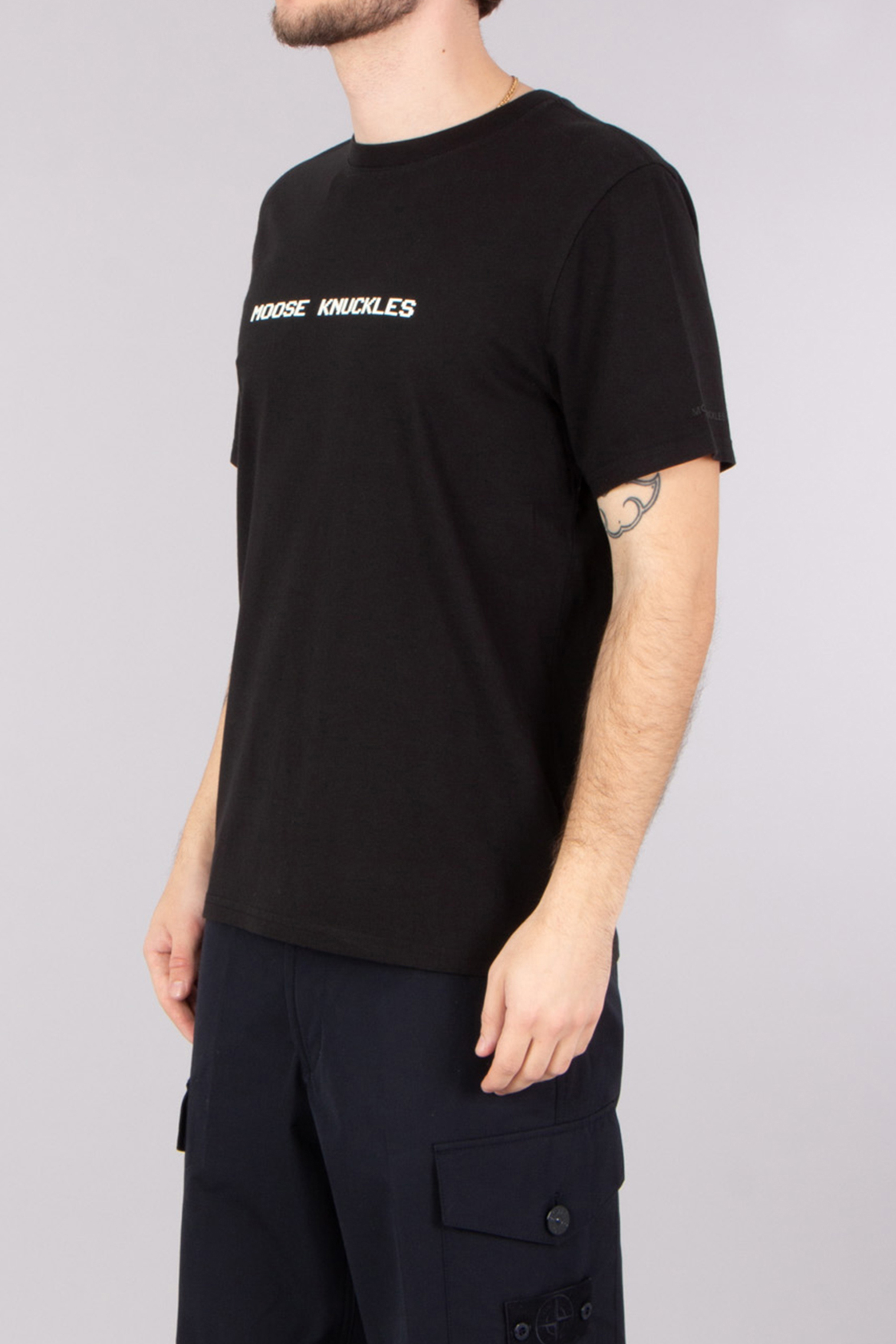 MOOSE KNUCKLES Regular Fit Printed Pima Cotton Jersey T-Shirt Milton