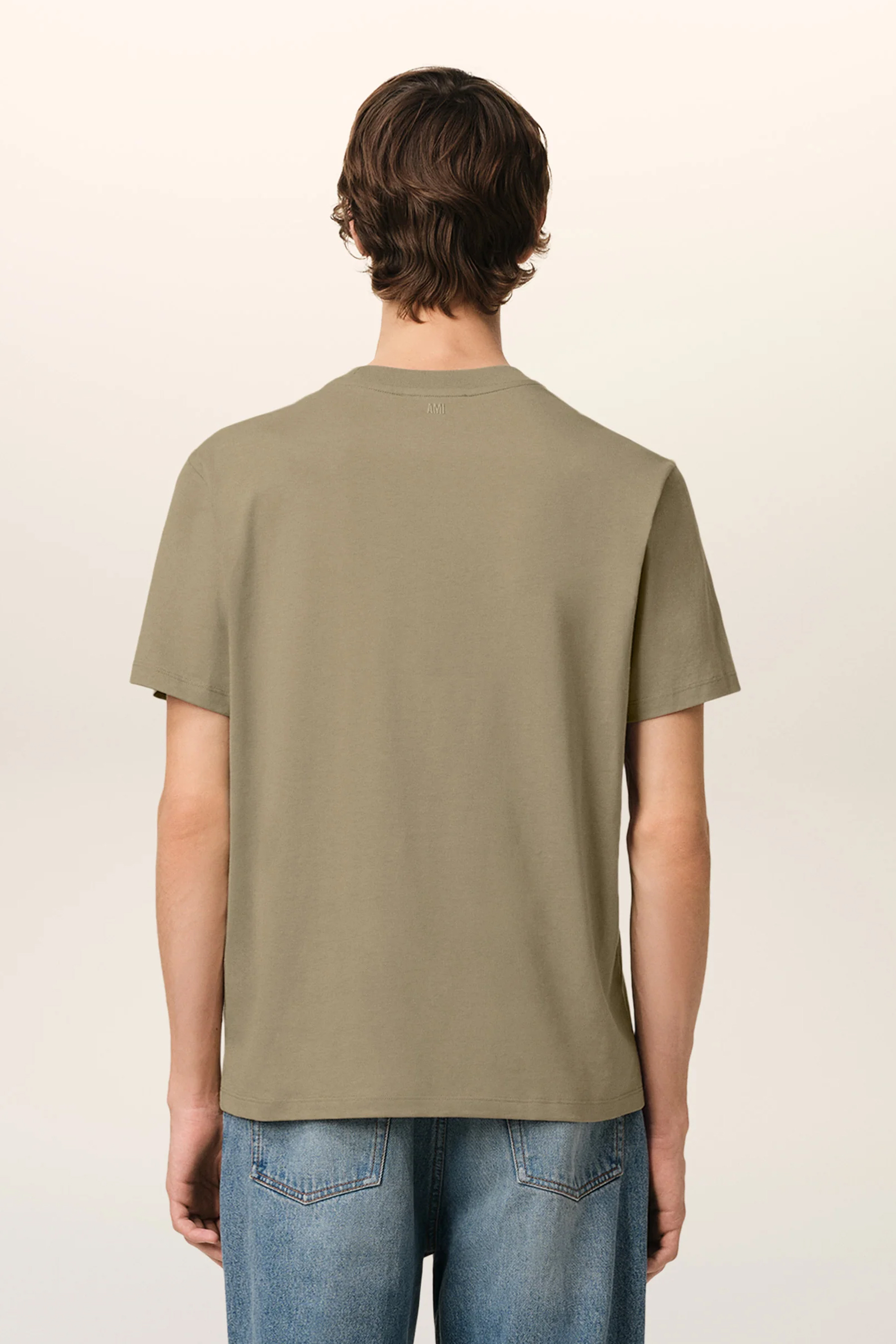 AMI PARIS Classic Fit Ami De Coeur Organic Cotton Jersey T-Shirt AMI PARIS Classic Fit Ami De Coeur Organic Cotton Jersey T-Shirt