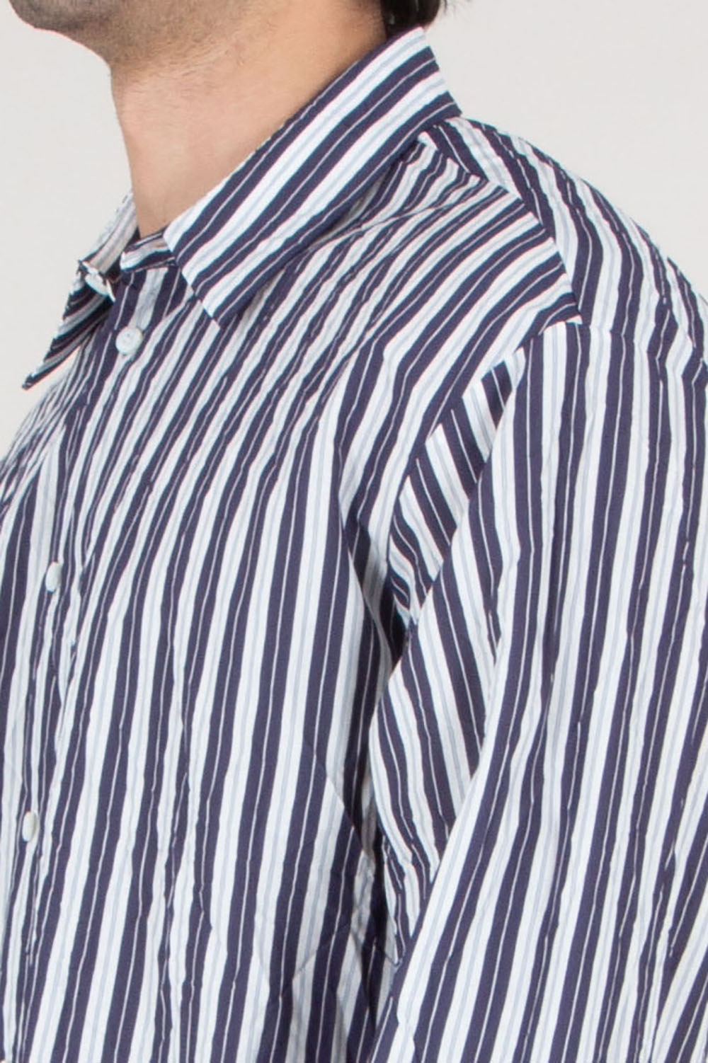 DSQUARED2 Oversized Crinkled Striped Shirt