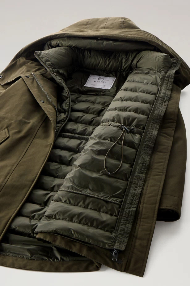 WOOLRICH 3-in-1 Long Military Down Parka WOOLRICH 3-in-1 Long Military Down Parka