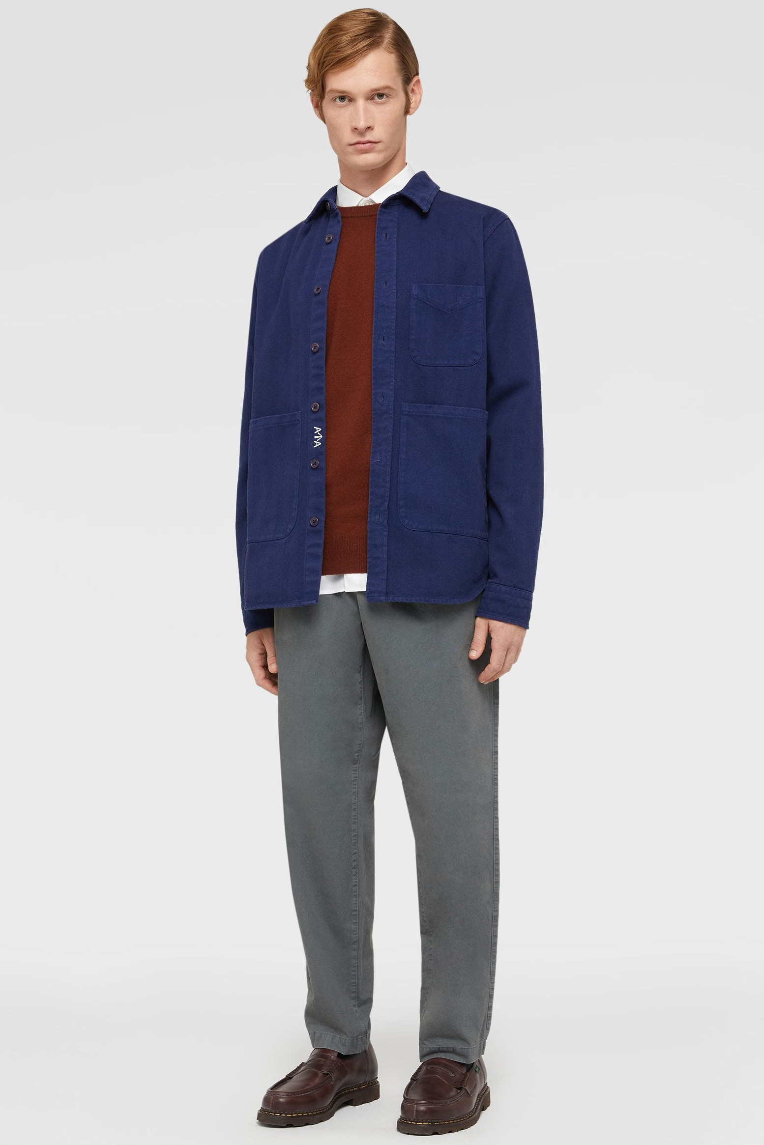 ASPESI Pleated Cotton Pants