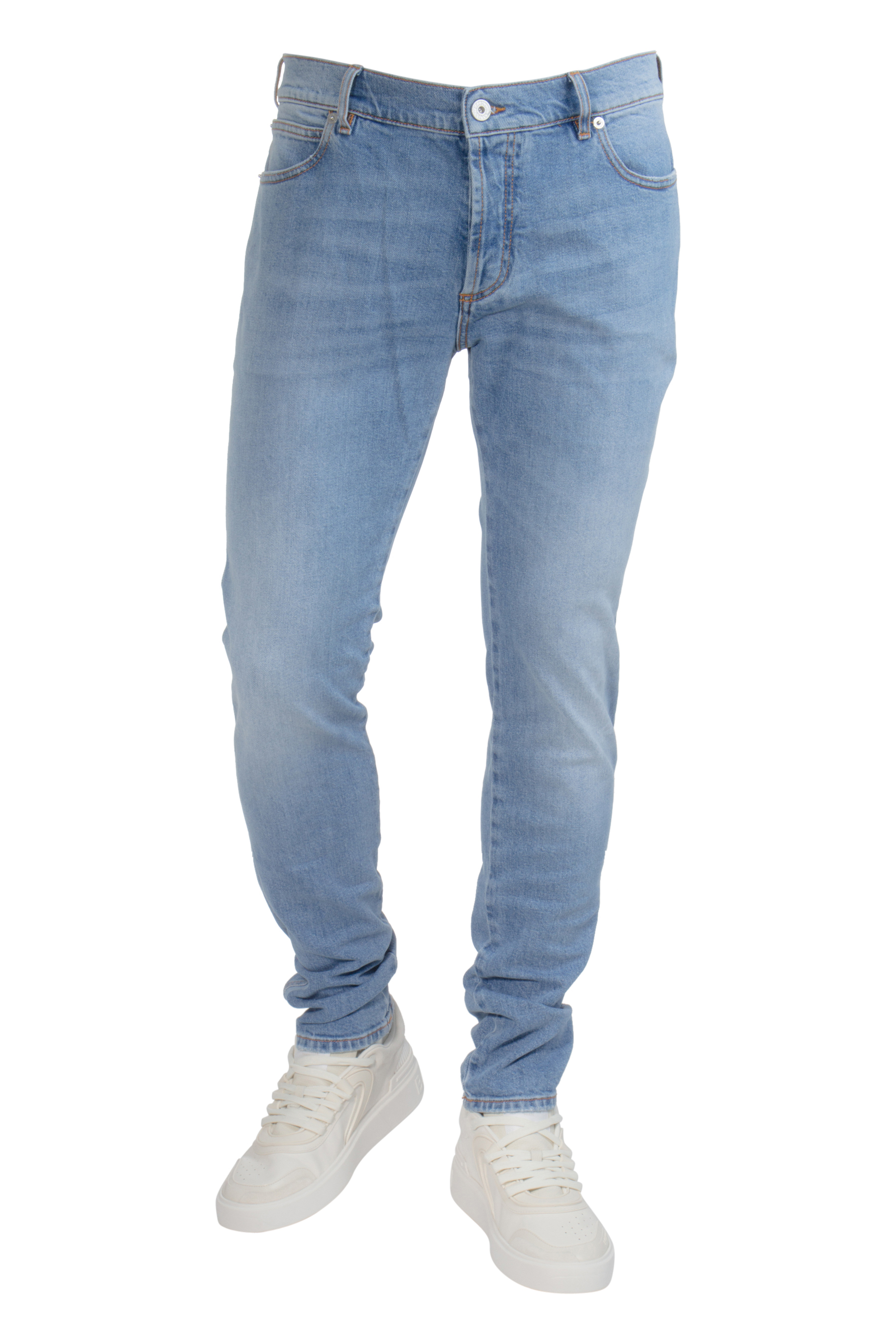 BALMAIN Slim Fit Cotton Stretch Denim Jeans BALMAIN Slim Fit Cotton Stretch Denim Jeans