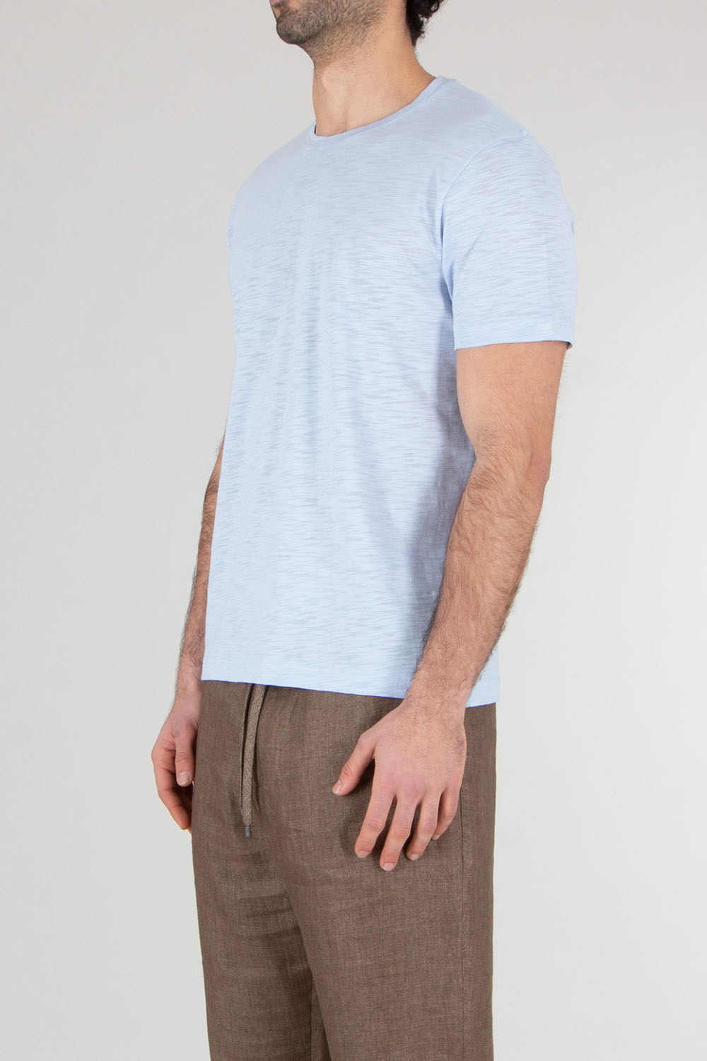 STEFAN BRANDT Regular Fit Urpima Ultra Sea Island Cotton Slub Yarn T-Shirt Enno
