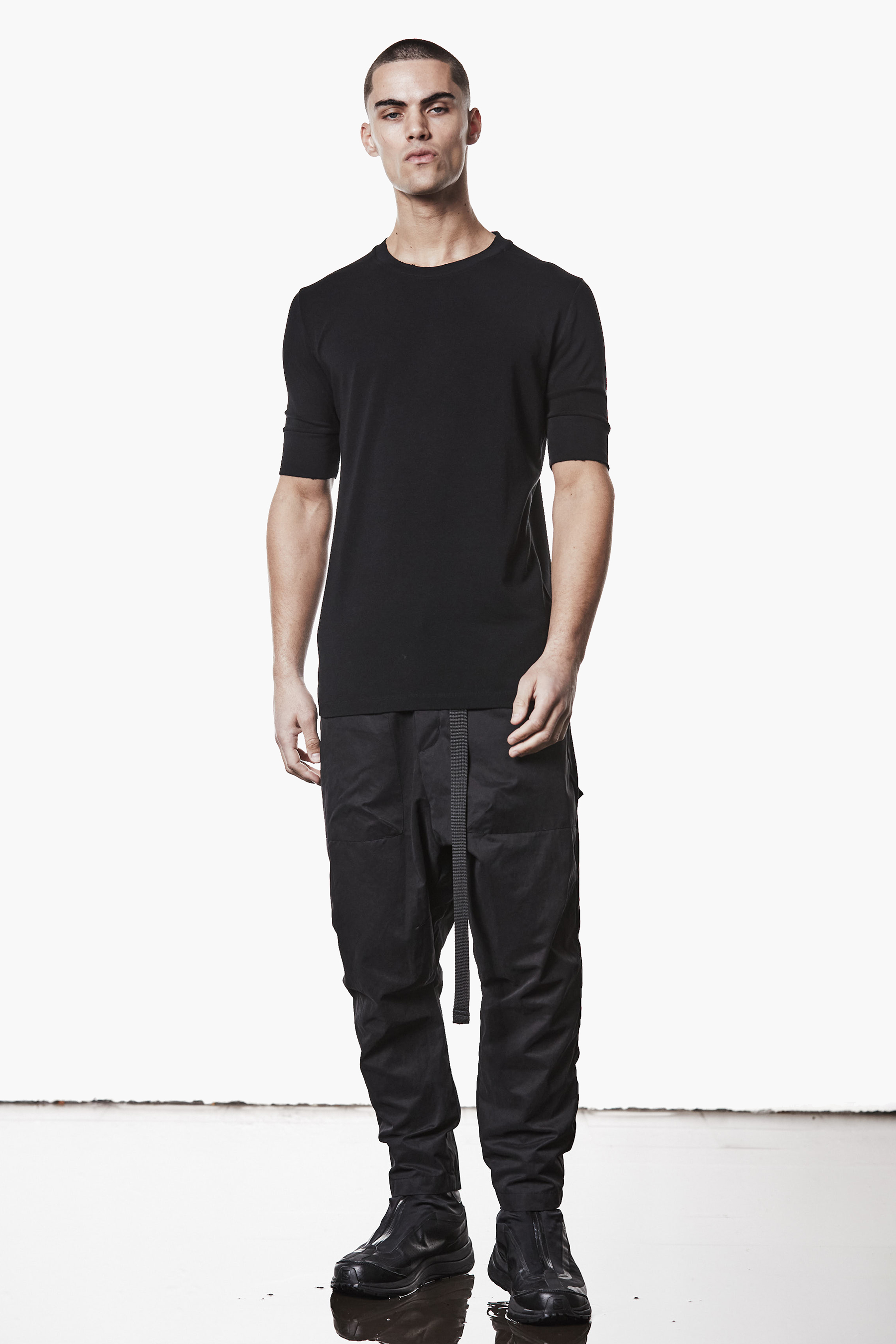 THOM KROM Slim Fit Cotton-Modal Stretch Jersey T-Shirt Person, Stehend, T-shirt, Hosen, Mann