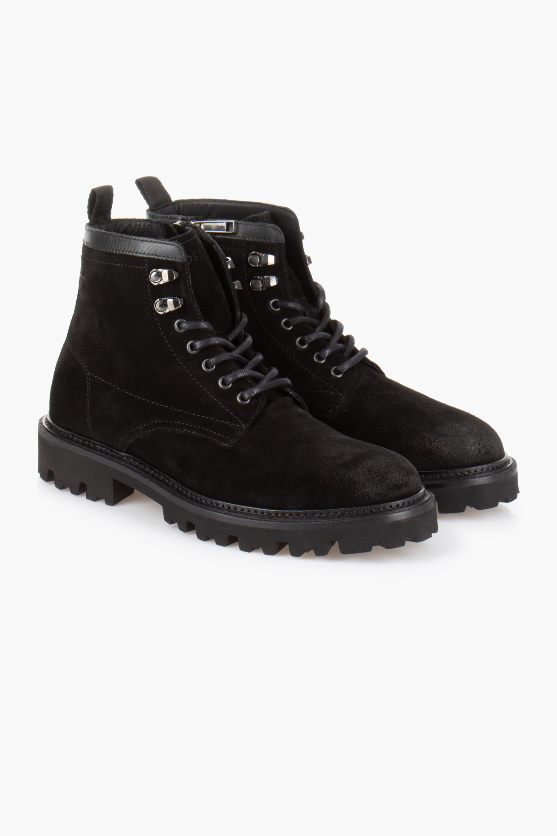 BOSS Suede Ankle Boots Julyo Bekleidung, Schuhwerk, Schuh, Wildleder, Turnschuh