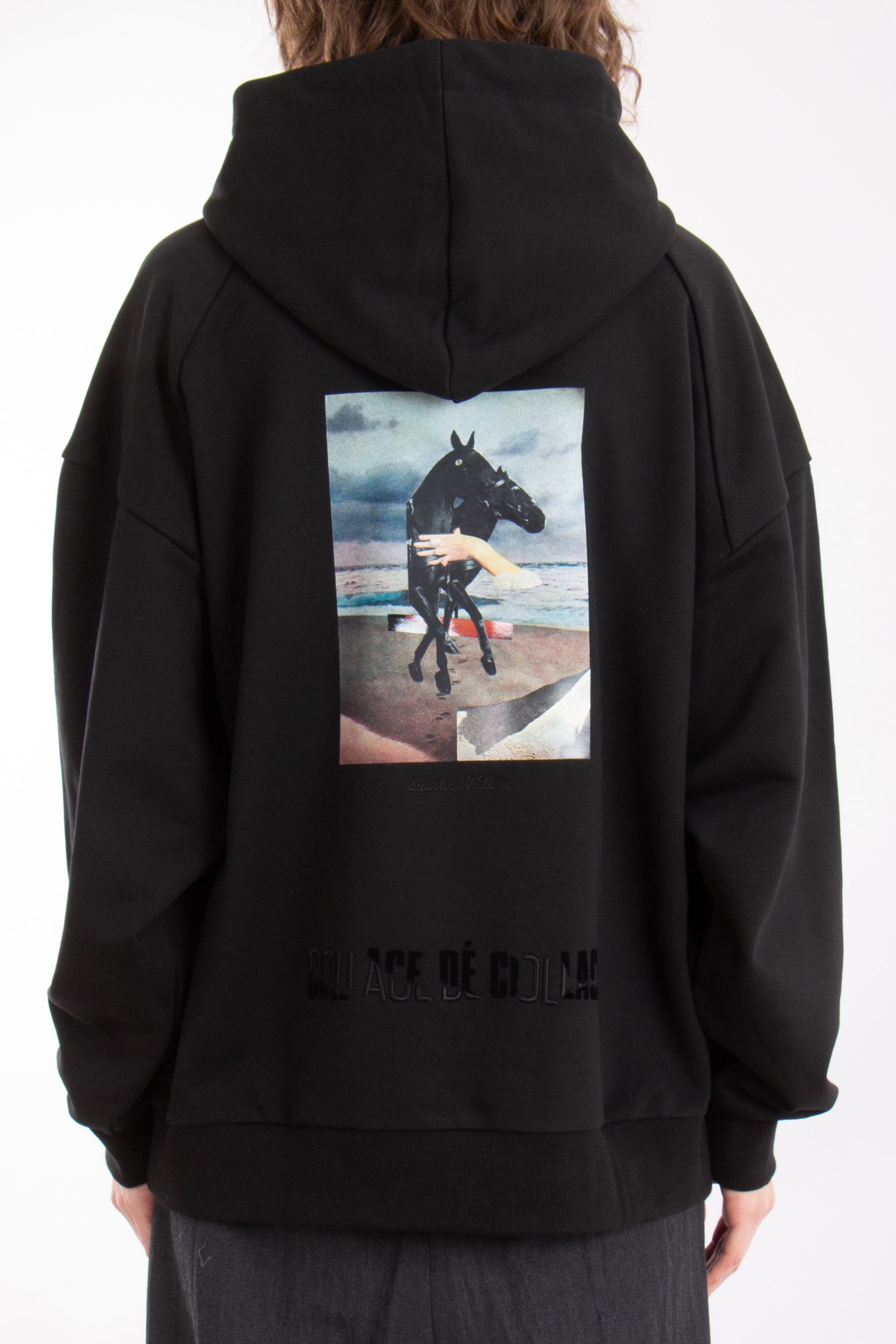 JUUN.J Charles Wilkin Print Cotton Hoodie JUUN.J Charles Wilkin Print Cotton Hoodie