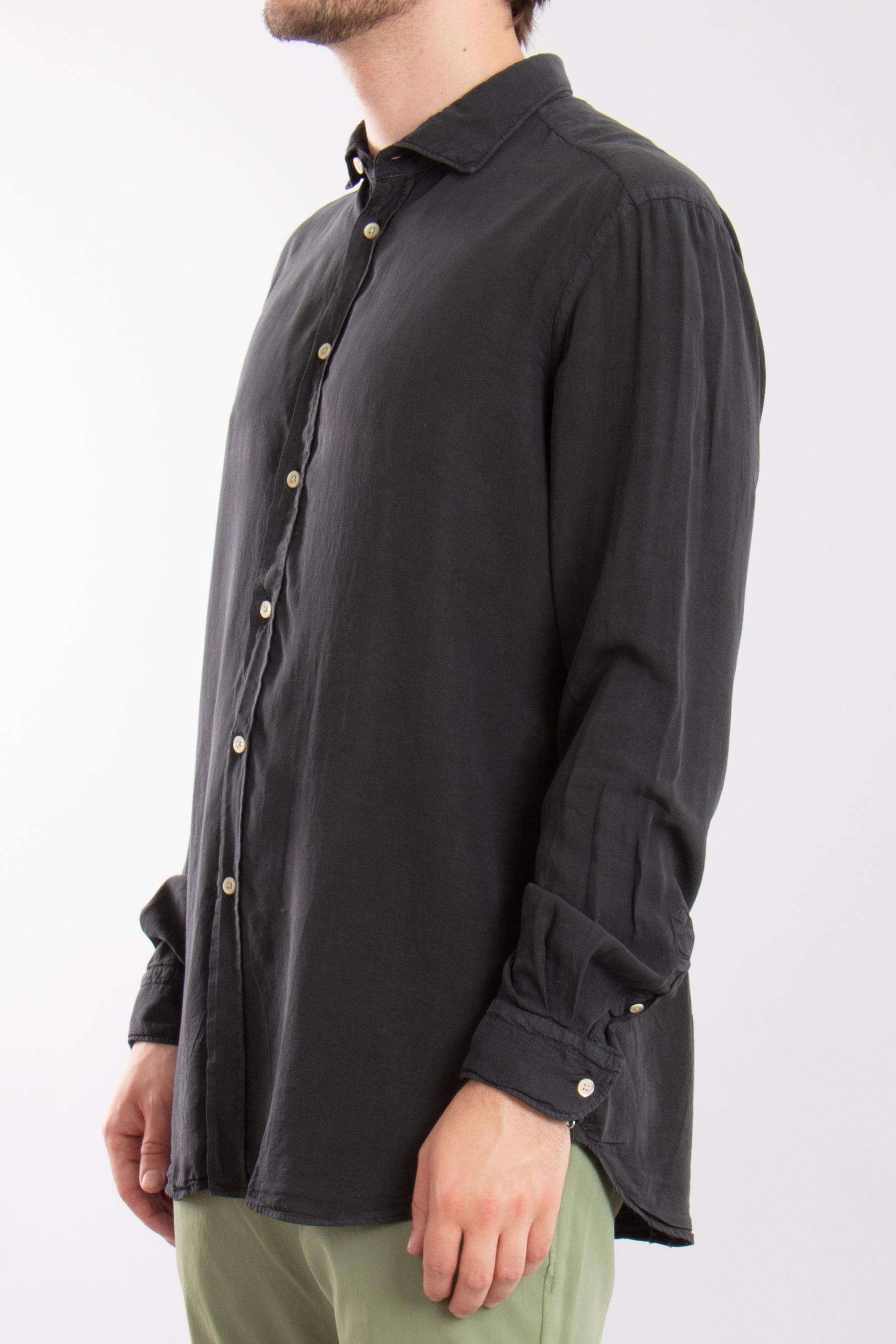 BOGLIOLI Regular Fit Four Elements Tencel Shirt BOGLIOLI Regular Fit Four Elements Tencel Shirt