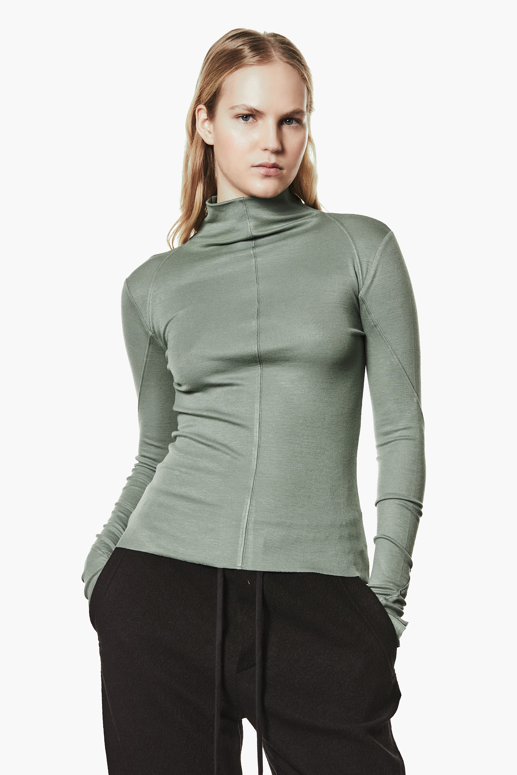 Langarm, Bluse, Fleece, Person, Frau