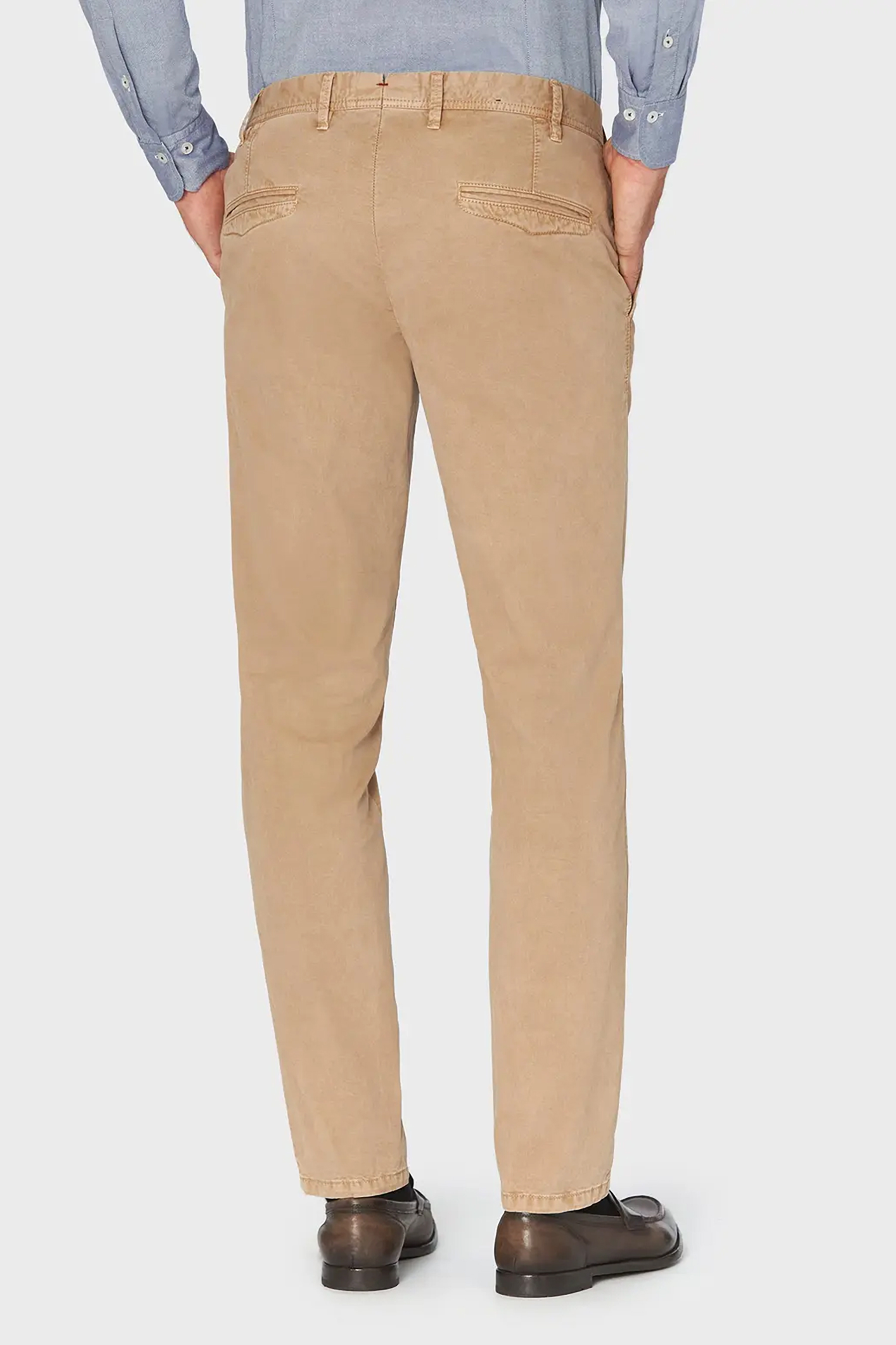HILTL Modern Slim Fit Cotton Stretch Chino Pants HILTL Modern Slim Fit Cotton Stretch Chino Pants