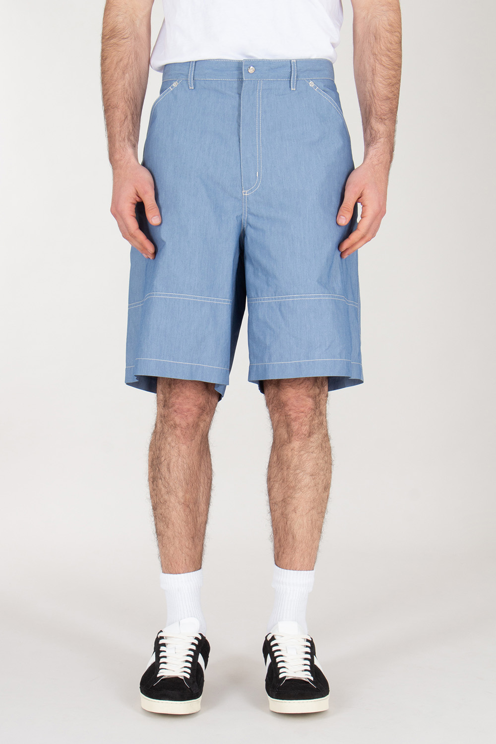 MONCLEAR Chambray Cargo Shorts
