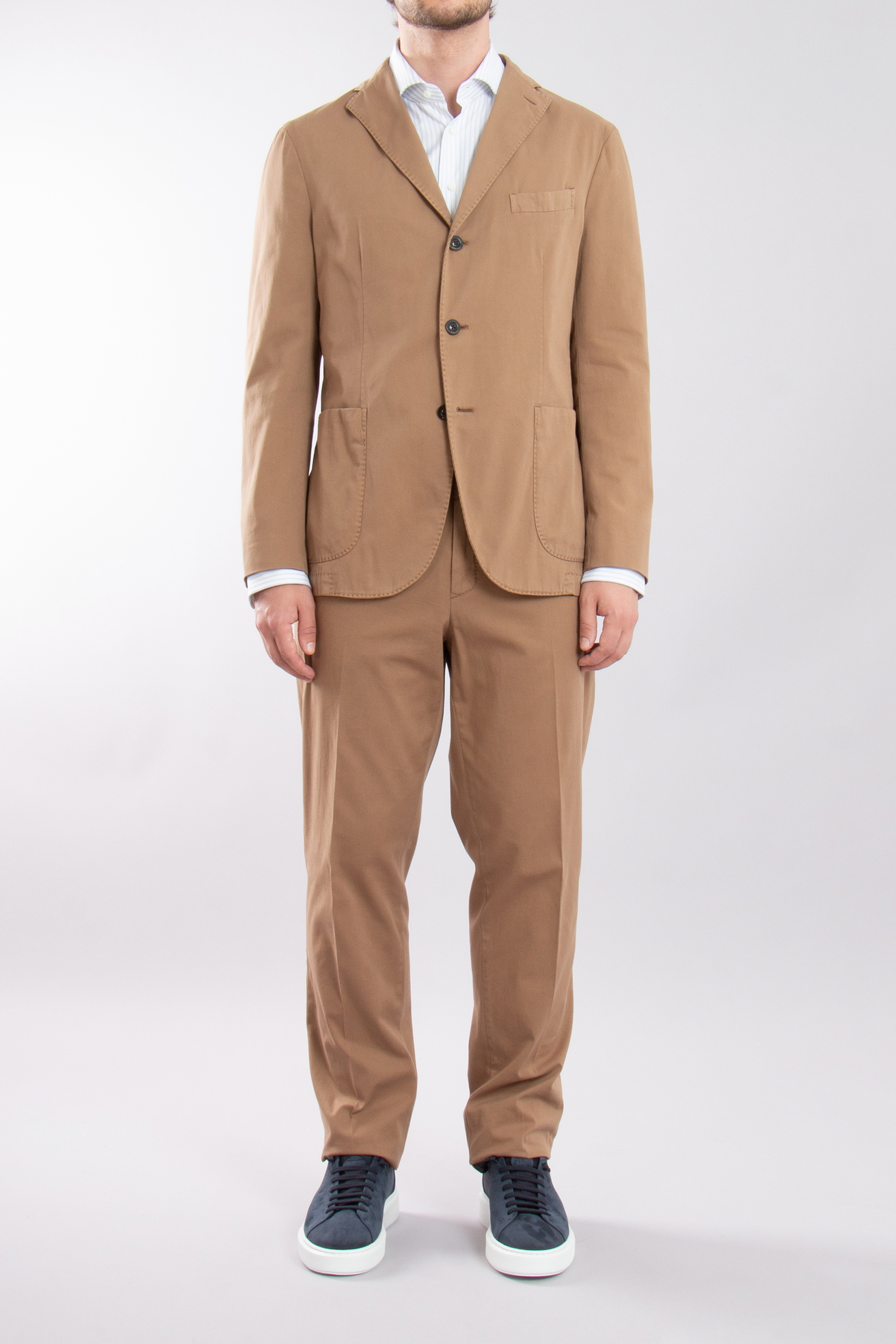 BOGLIOLI Lightweight Cotton Stretch K-Jacket-Suit BOGLIOLI Lightweight Cotton Stretch K-Jacket-Suit