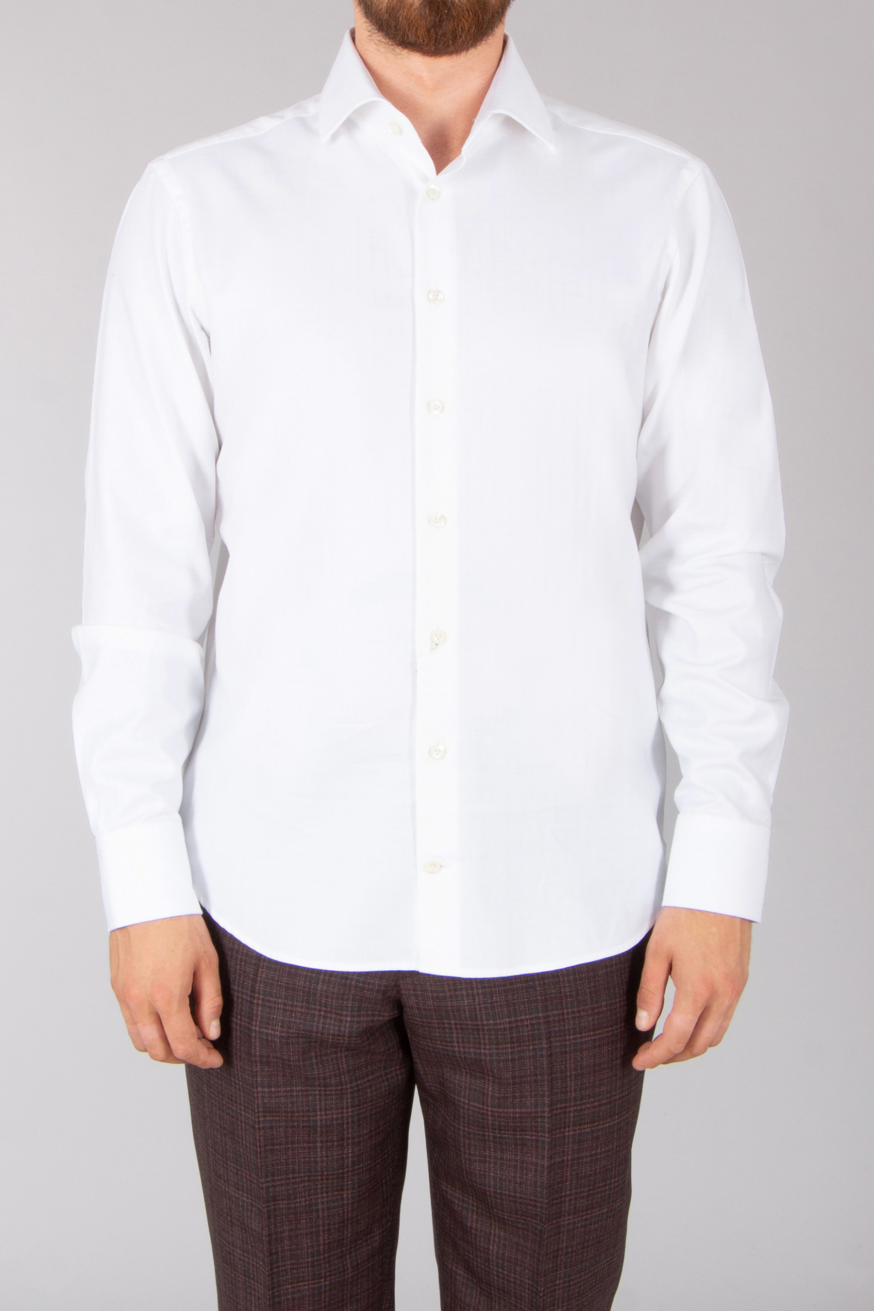 VAN LAACK Tailor Fit Herringbone Cotton Shirt Rivara-TF