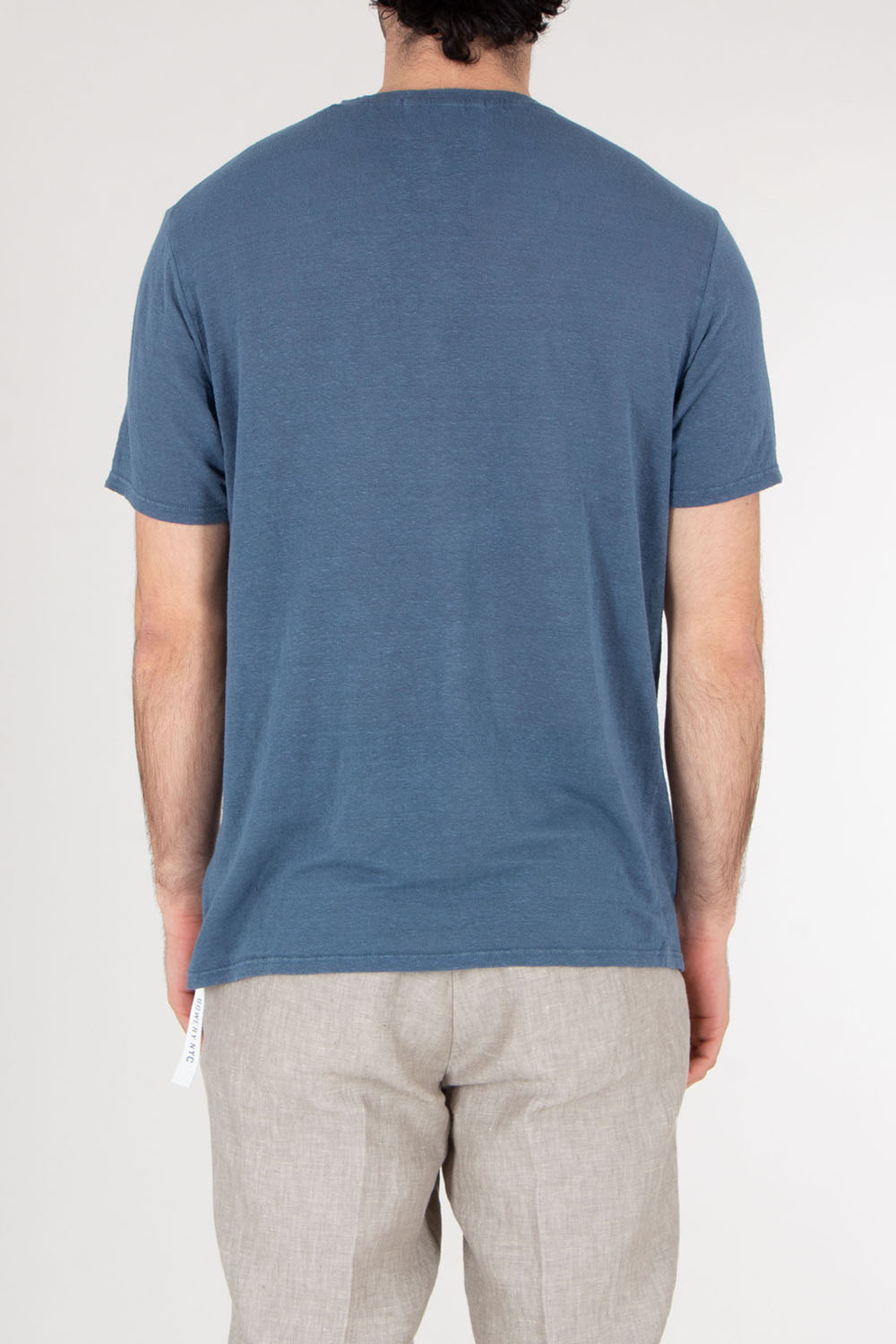 BOWERY NYC Regular Fit Linen Jersey T-Shirt Essential