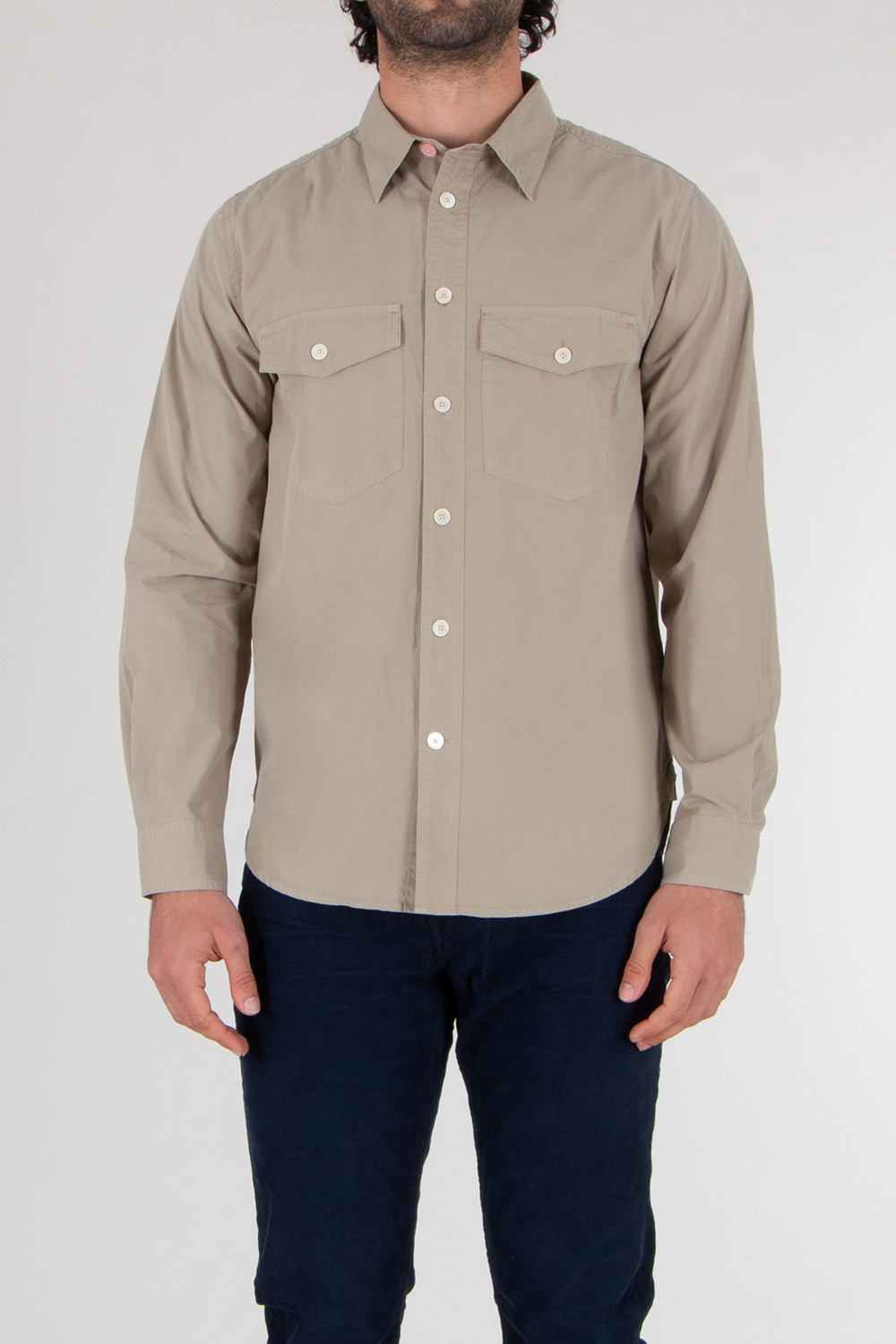 PAUL SMITH Regular Fit Organic Cotton Poplin Shirt
