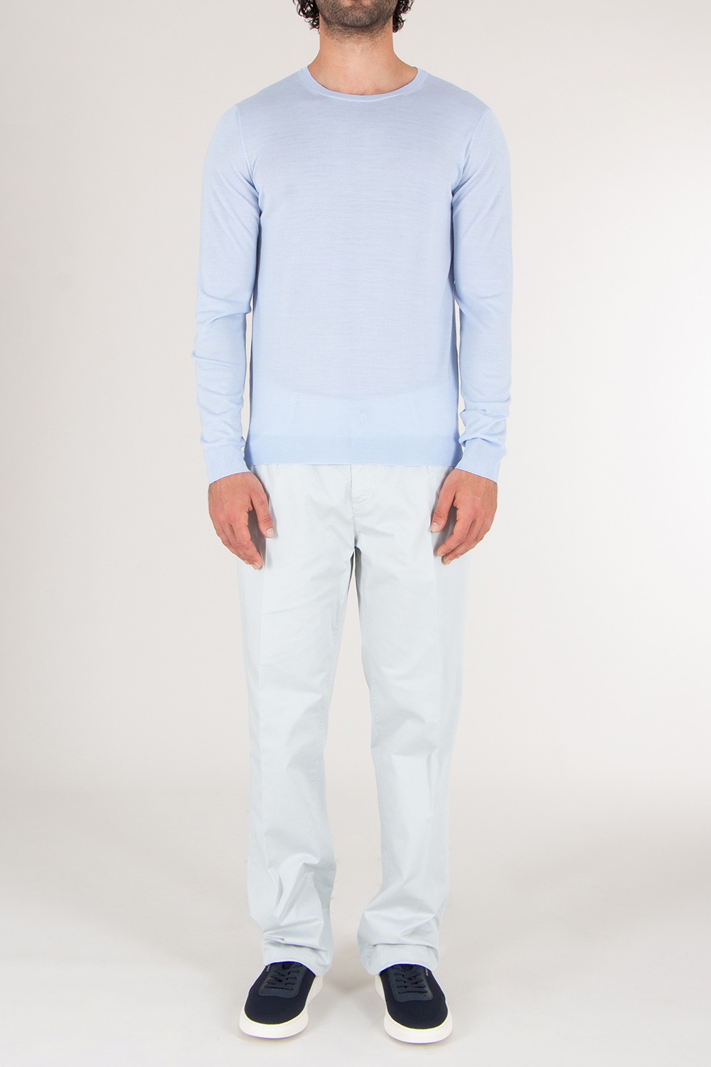 AIDA BARNI Regular Fit Knitted Wool Sweater