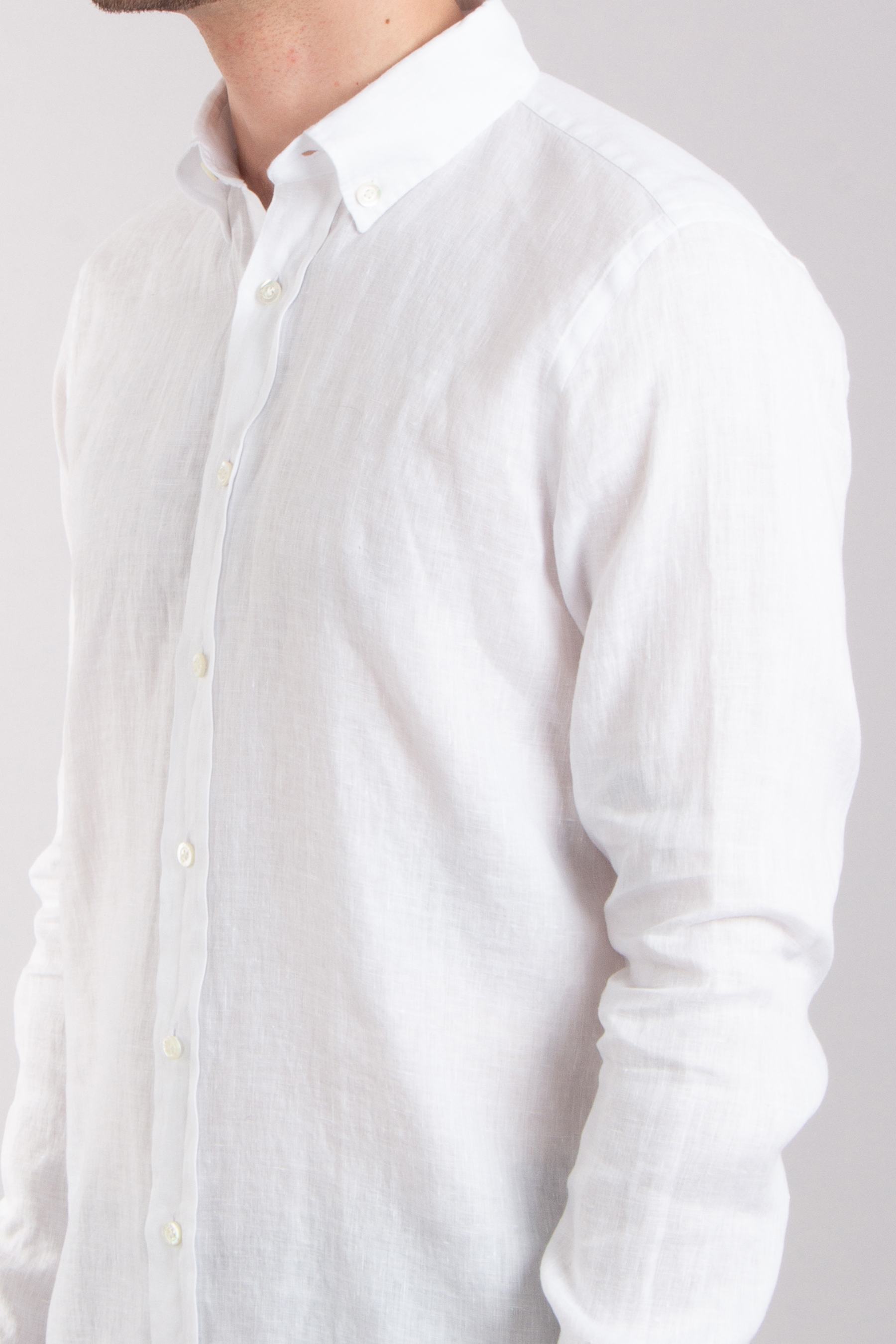 DU4 Slim Fit Linen Shirt Nico