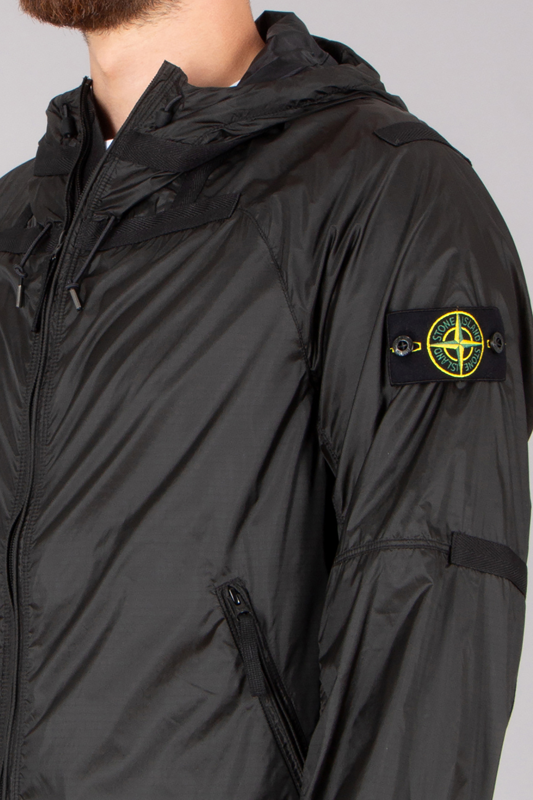 STONE ISLAND Regular Fit Ripstop Light HT Nylon Jacket Bekleidung, Mantel, Jacke