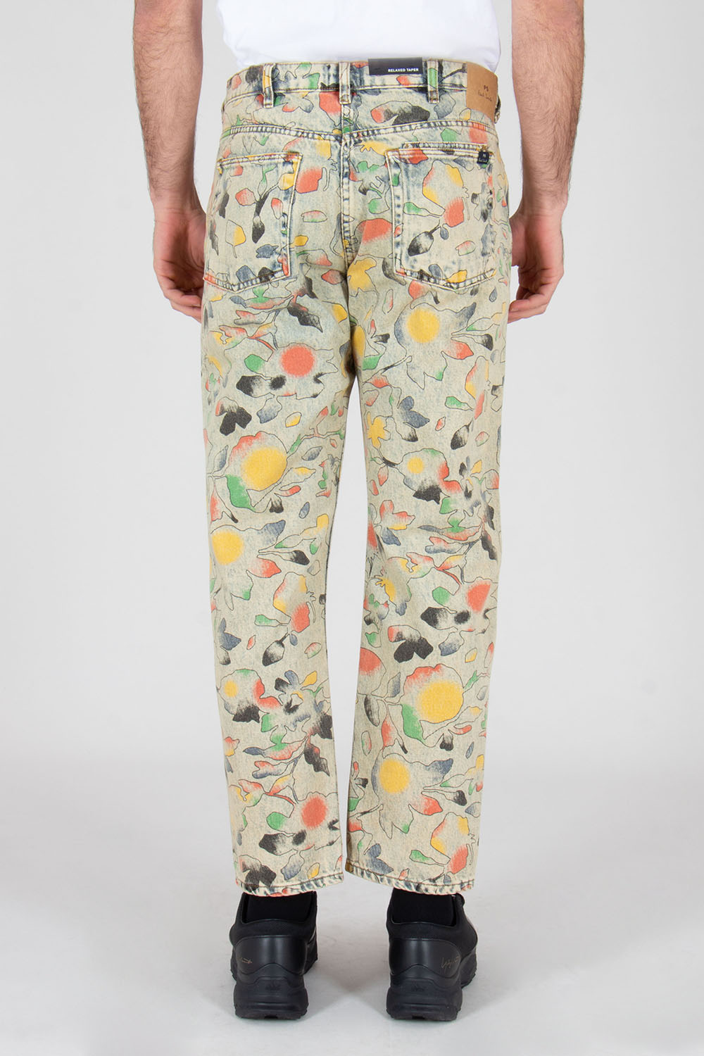 PAUL SMITH Relaxed Tapered Fit Good Fortune Floral Print Denim Jacket