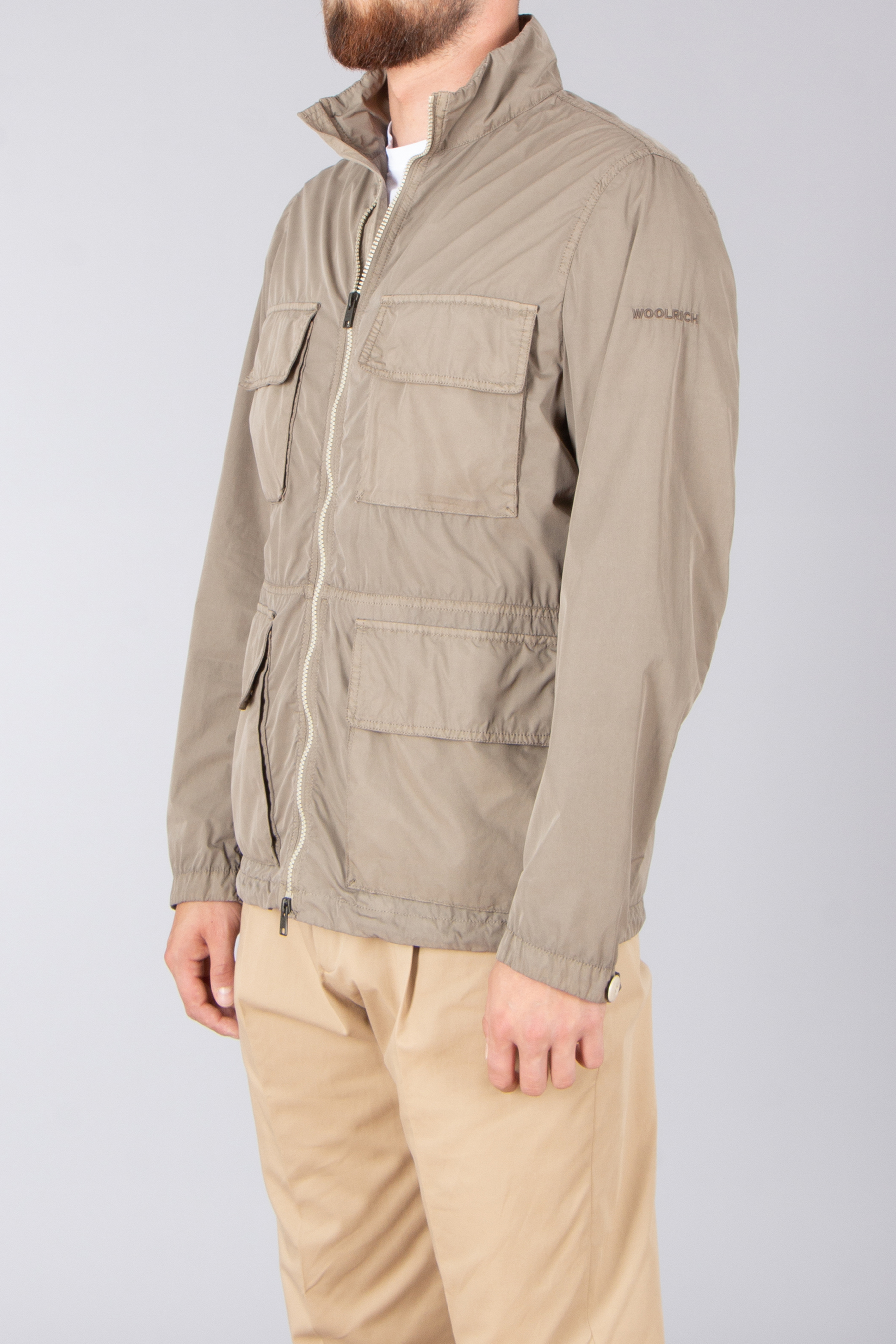 WOOLRICH Regular Fit Peached Urban Touch Field Jacket Bekleidung, Mantel, Jacke, Khaki