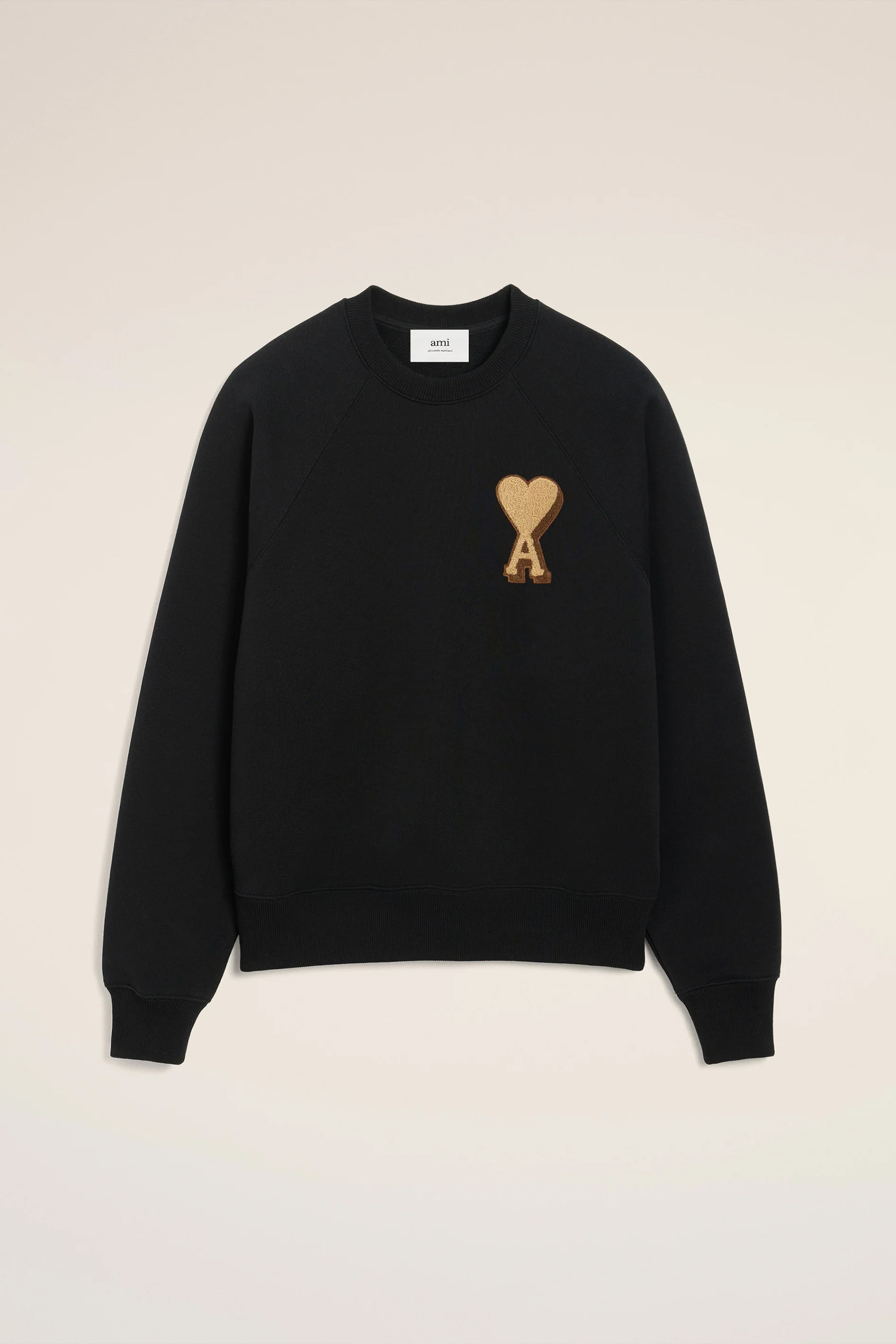AMI PARIS Boxy Fit Ami De Coeur Cotton Fleece Sweatshirt Bekleidung, Strickwaren, Pullover, Sweatshirt, Kapuzenpulli