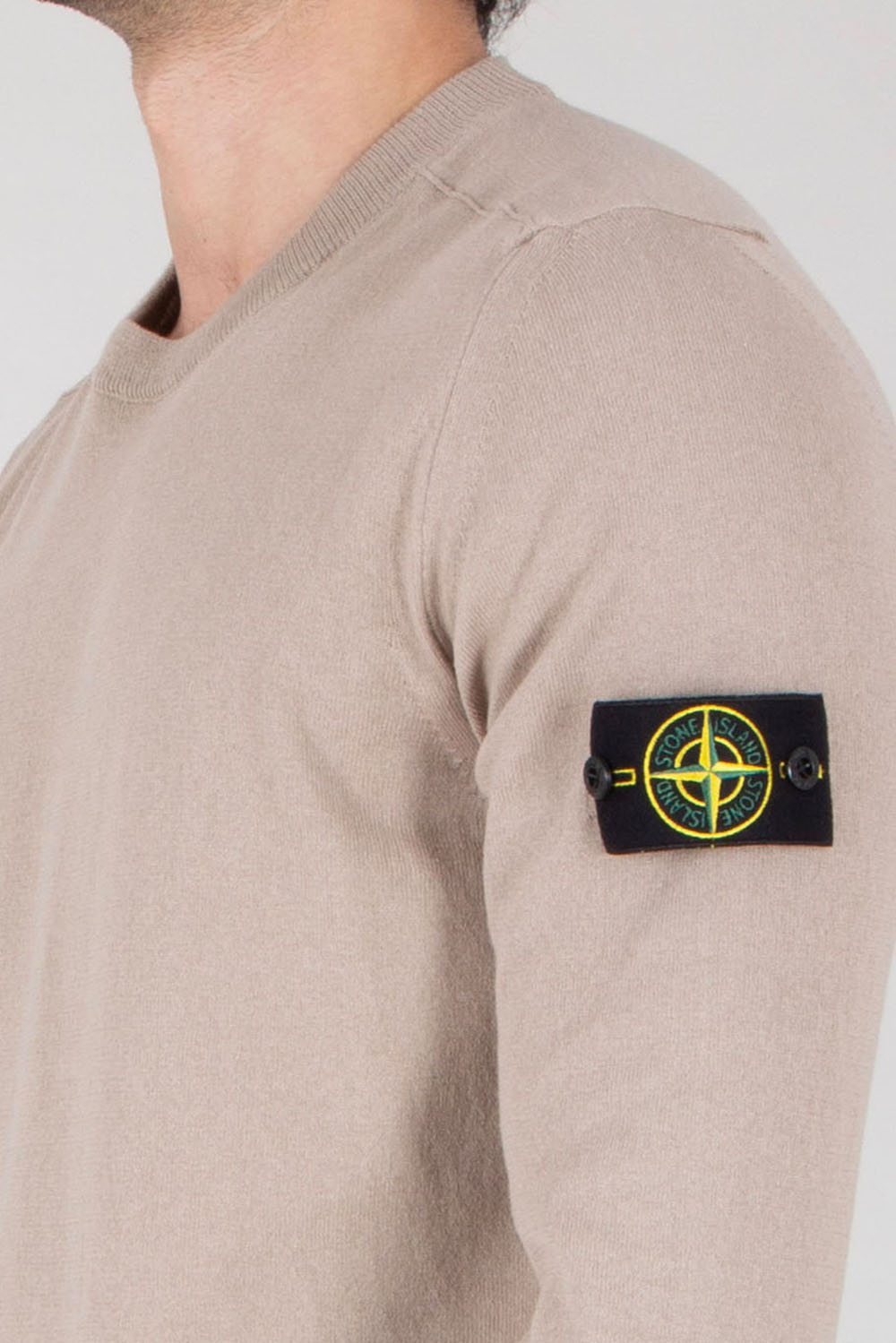 STONE ISLAND Regular Fit Crew Neck Pullover