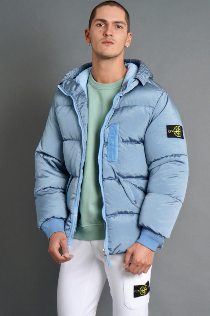 STONE ISLAND Econyl Regenerated Nylon Down Puffer Jacket