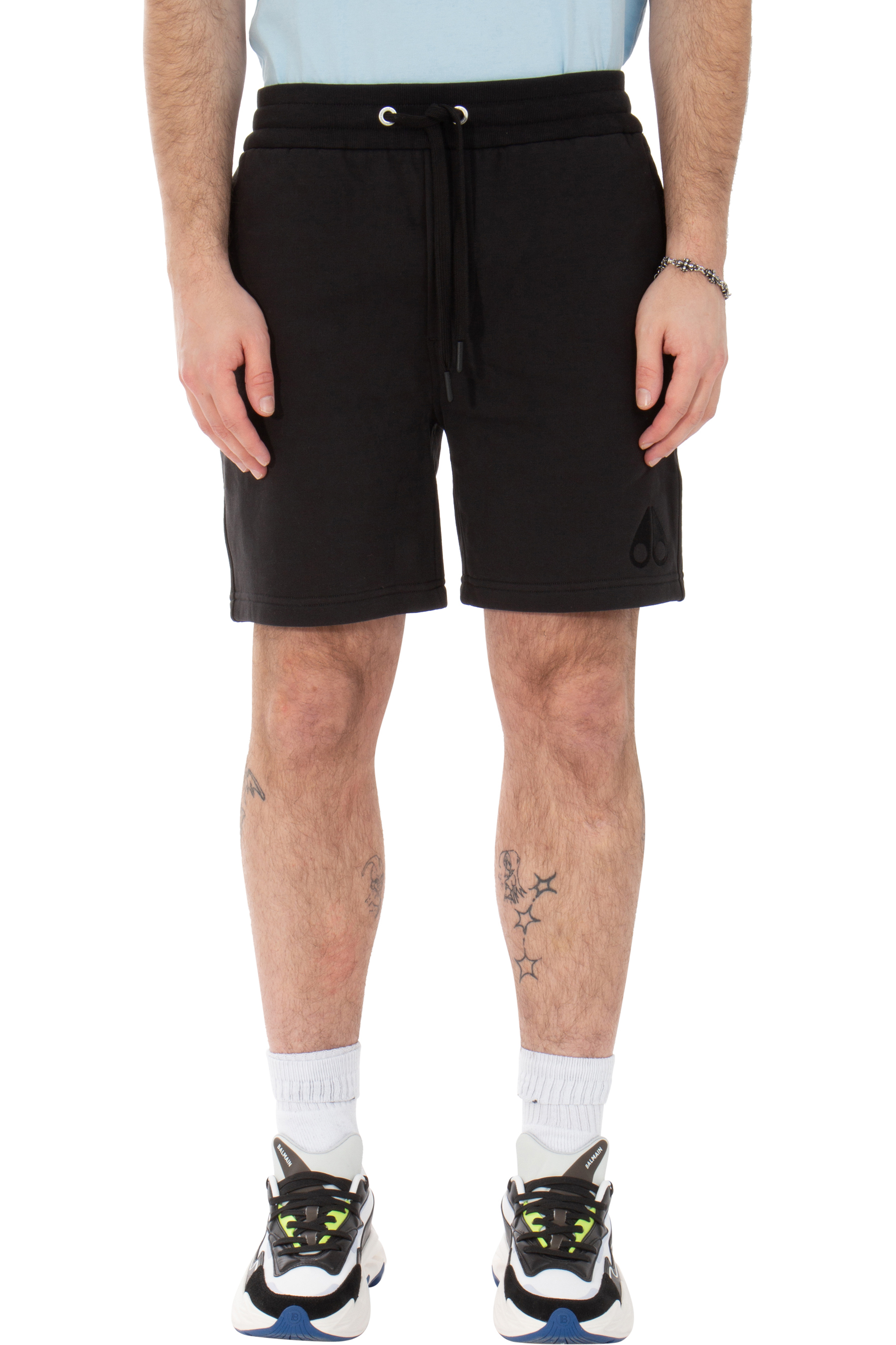 MOOSE KNUCKLES Cotton French Terry Shorts Clyde
